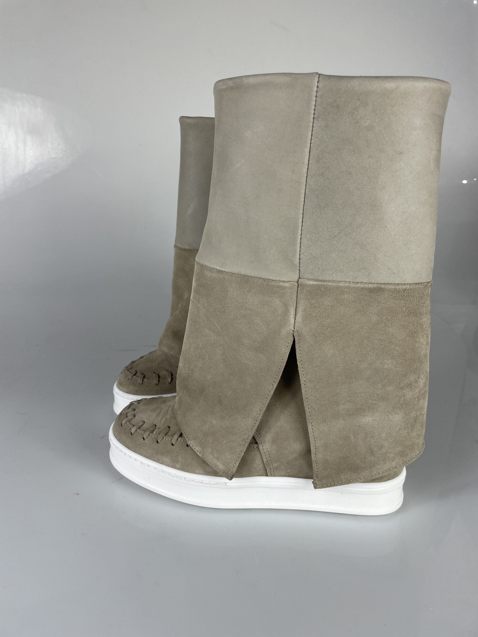 Blessing beige suede/leather