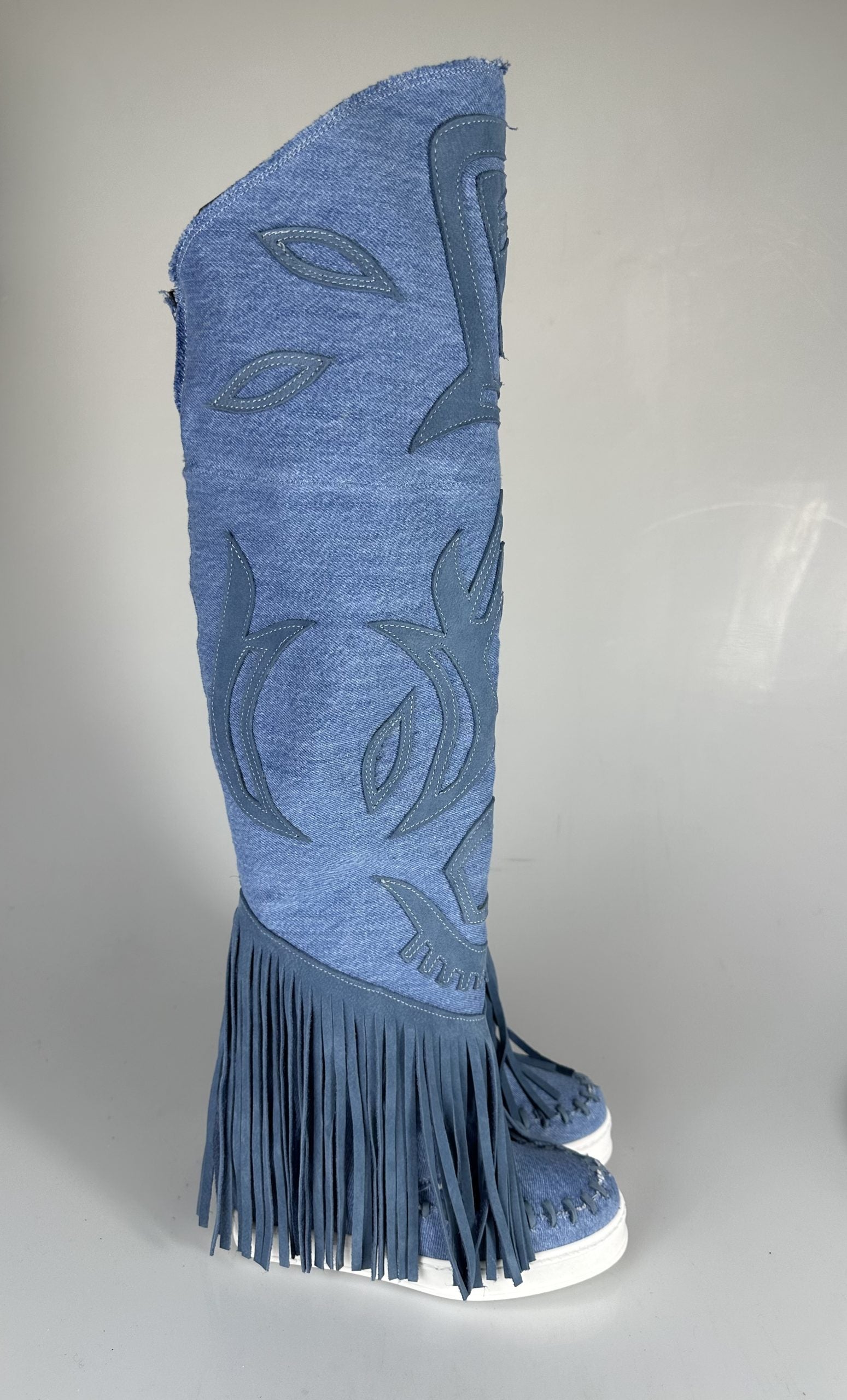 Santhoo jeans / cam turchese