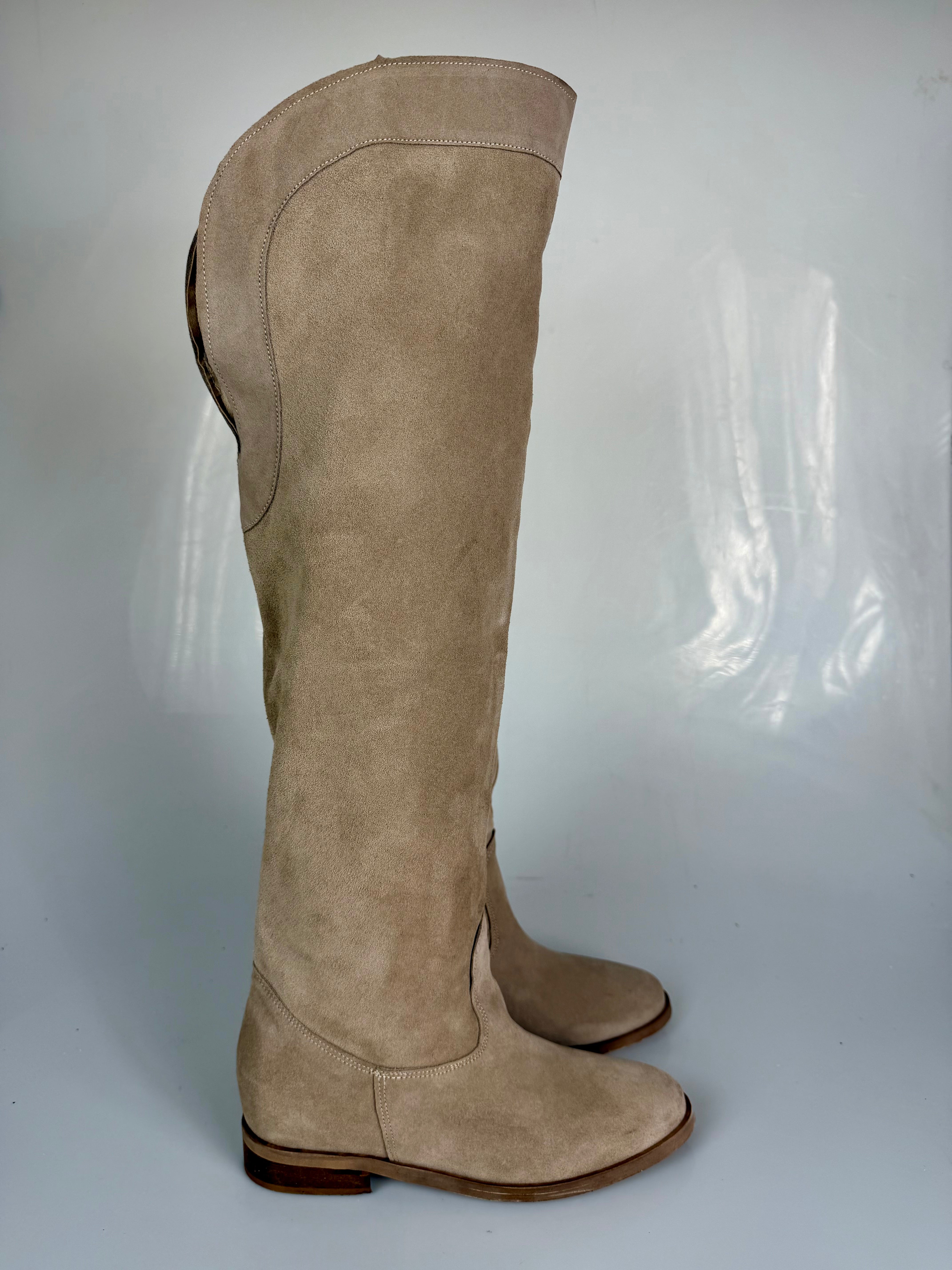 Furia zeppa interna camoscio taope