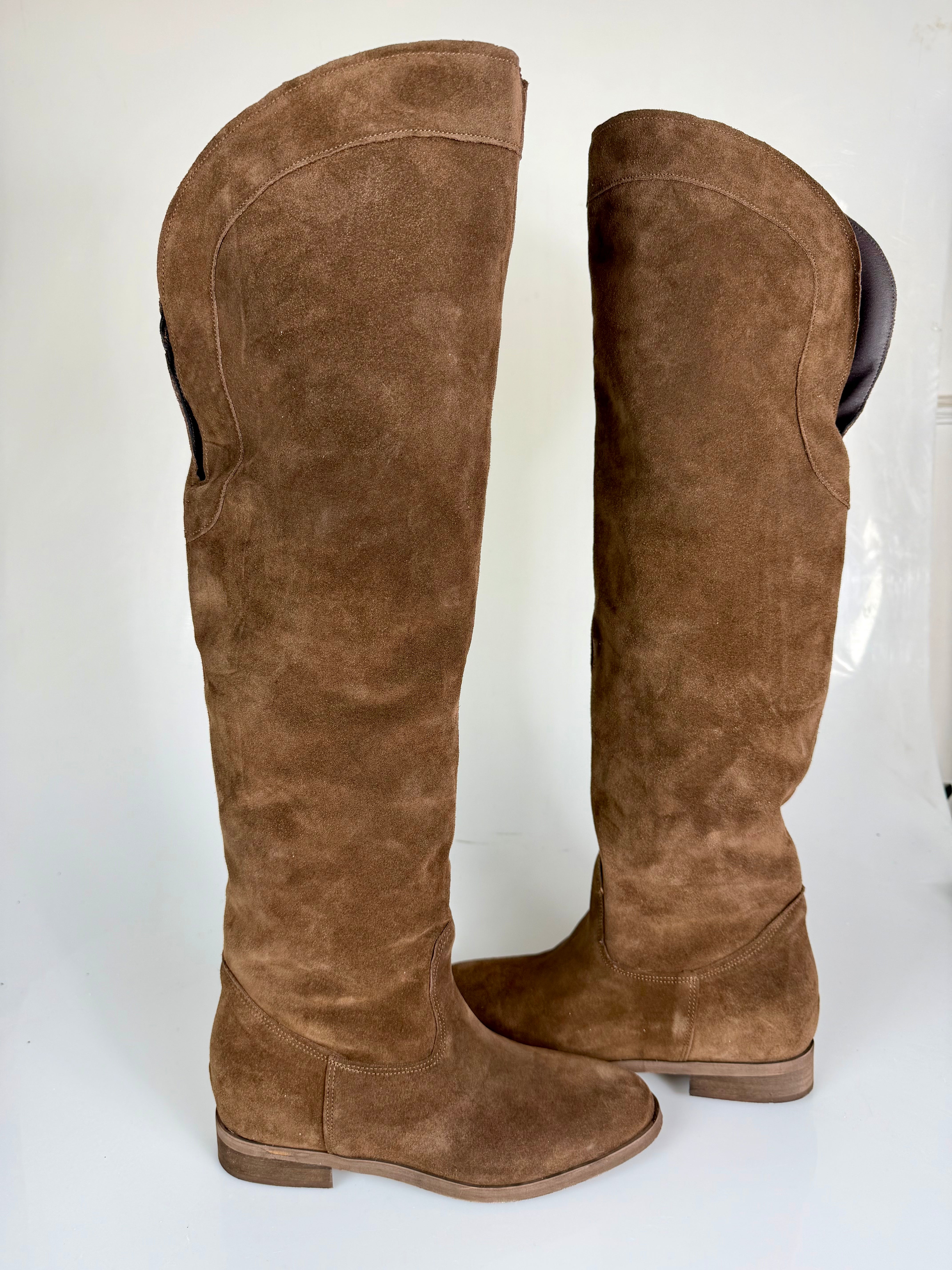 Furia zeppa interna camoscio cioccolato