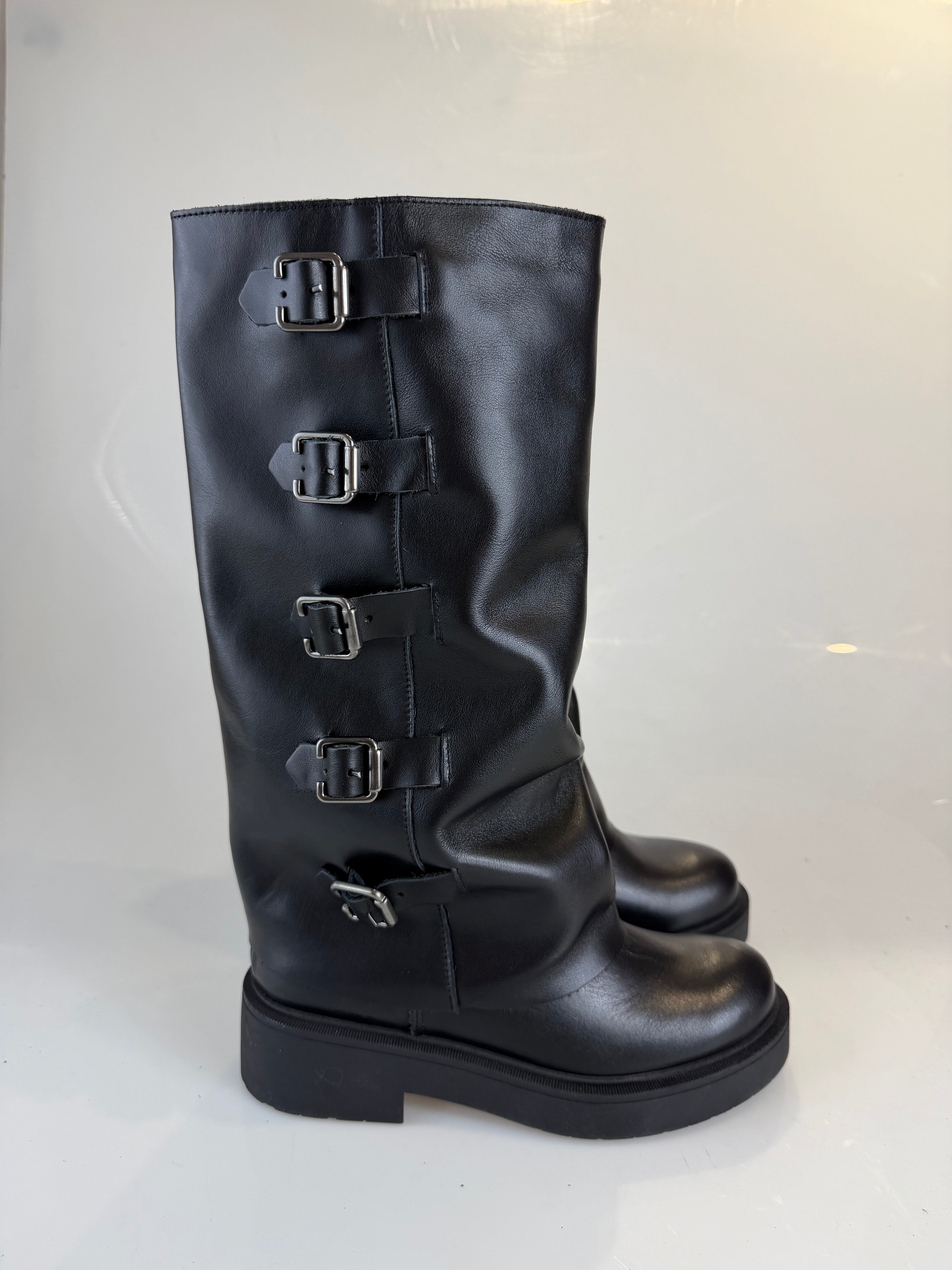 Anfibio 4004 pelle nero