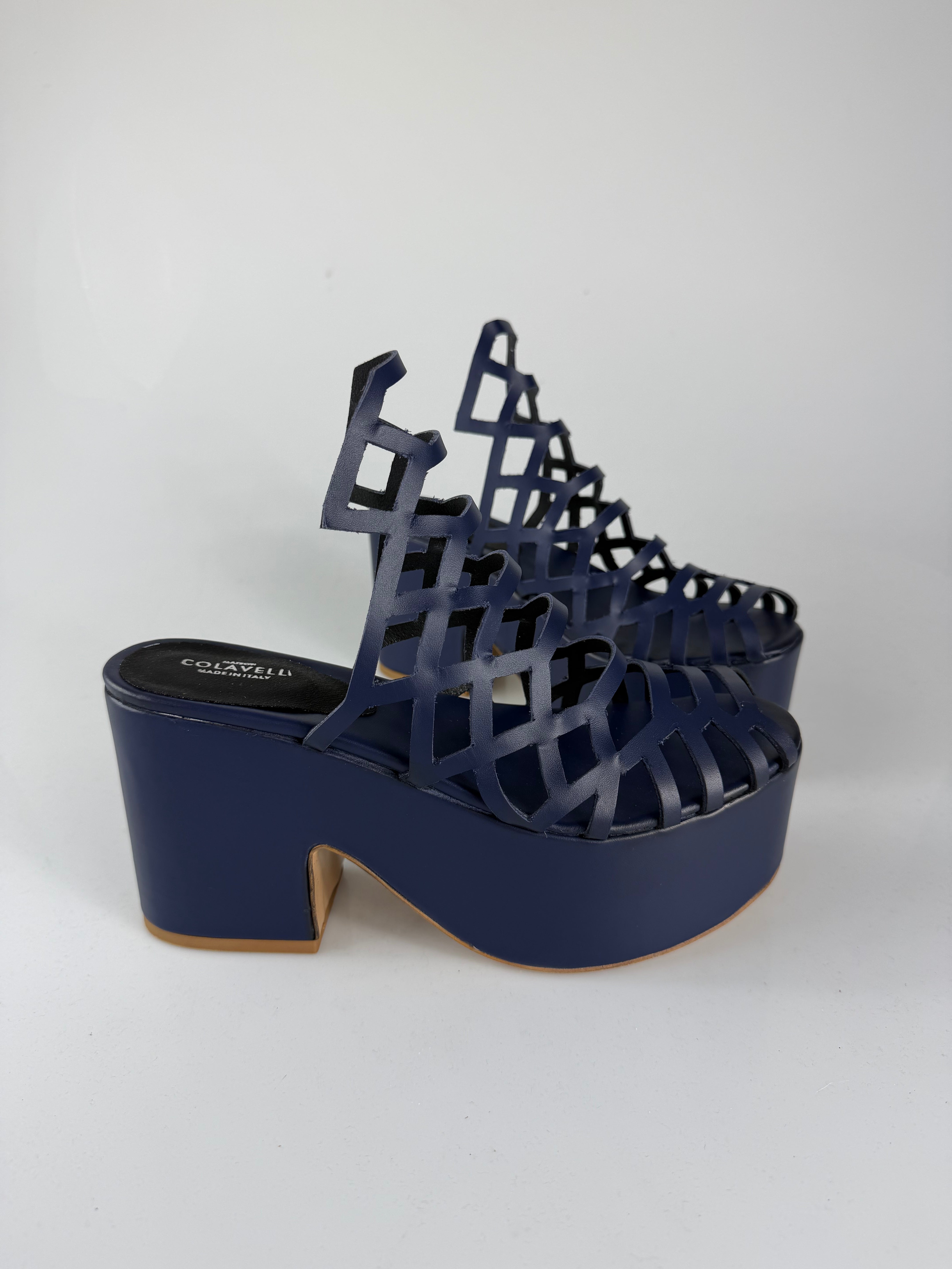 Mykonos 2.0 pelle blu