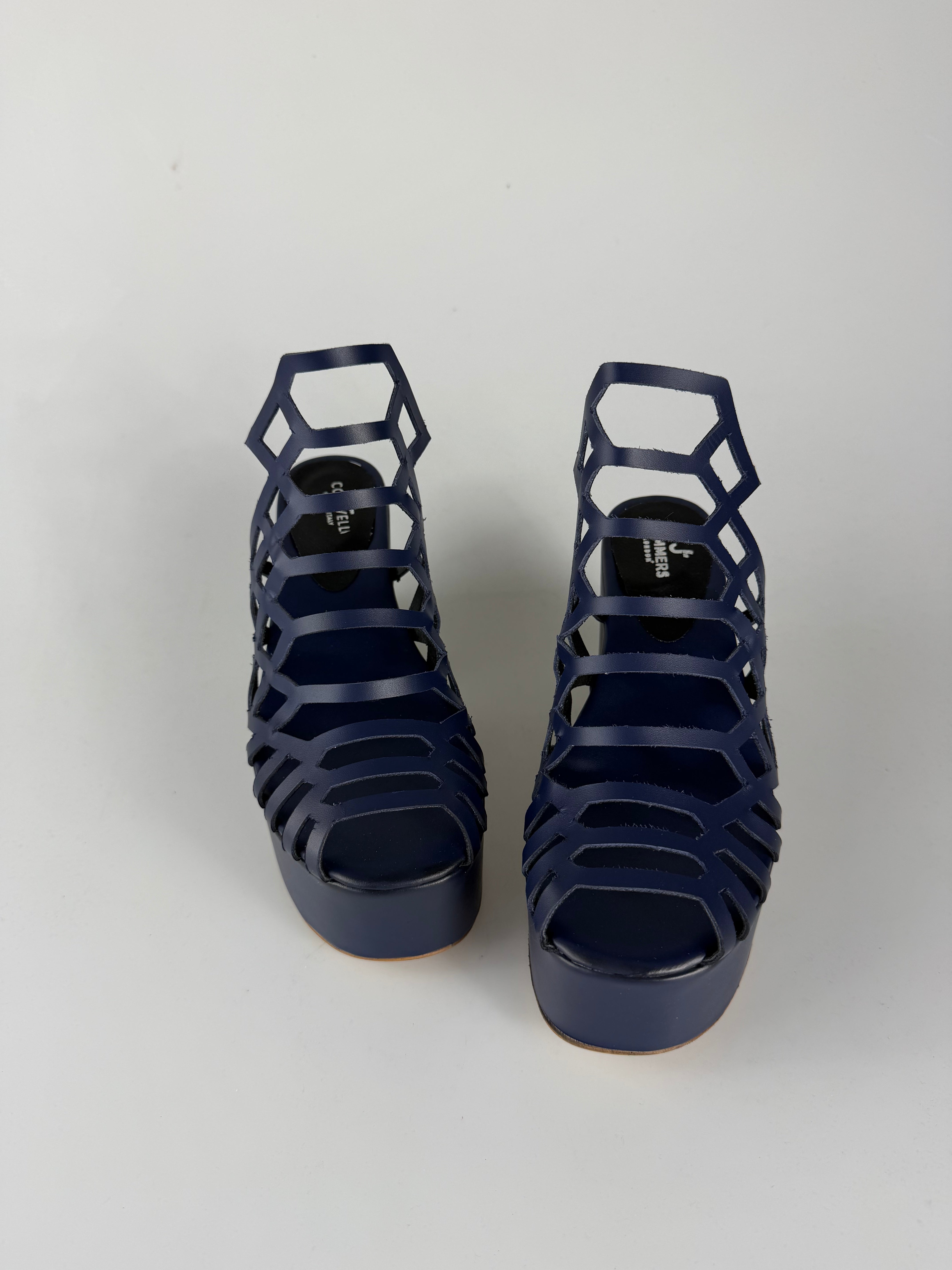 Mykonos 2.0 pelle blu