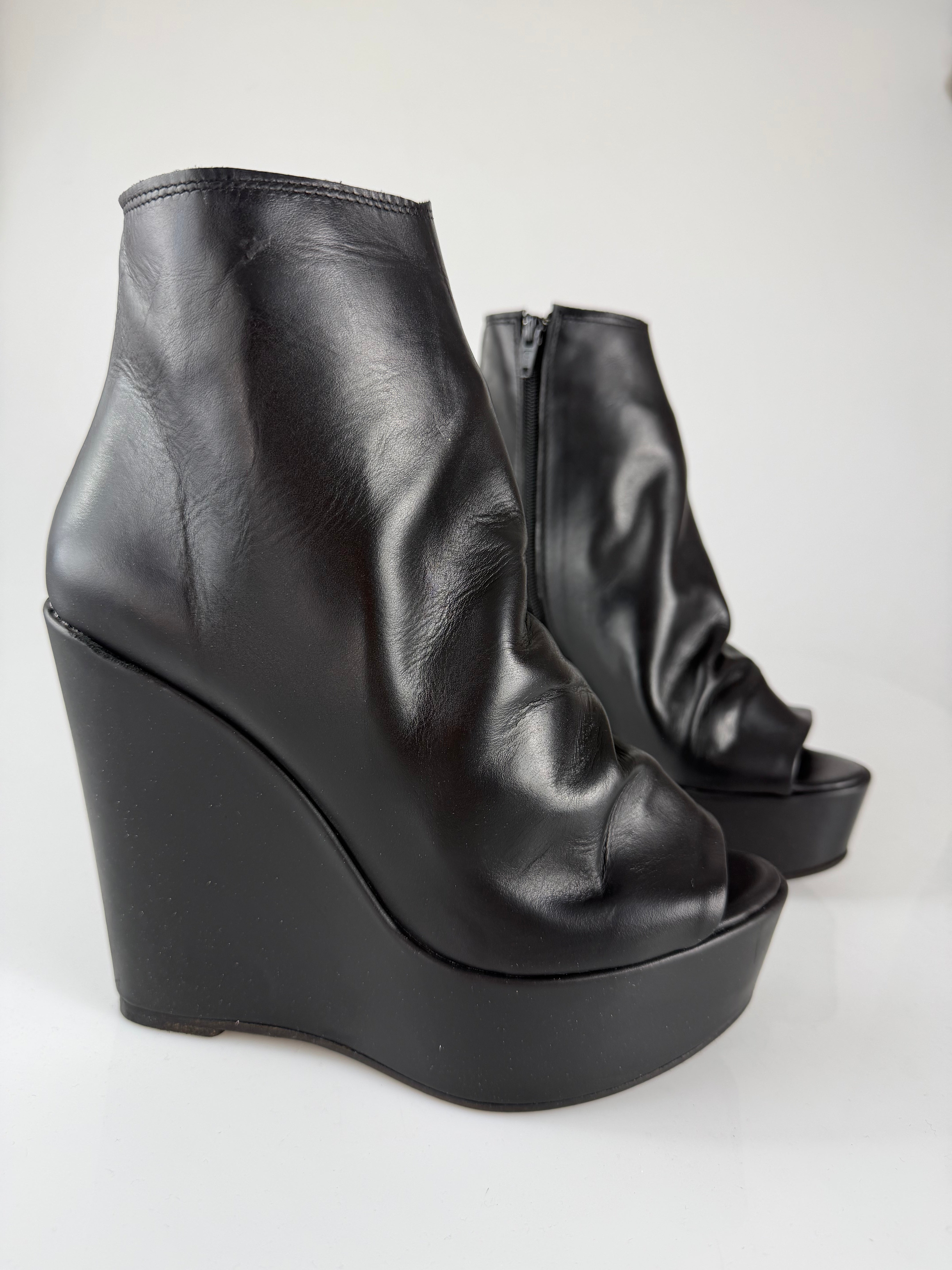 Carmensita back pelle  nero