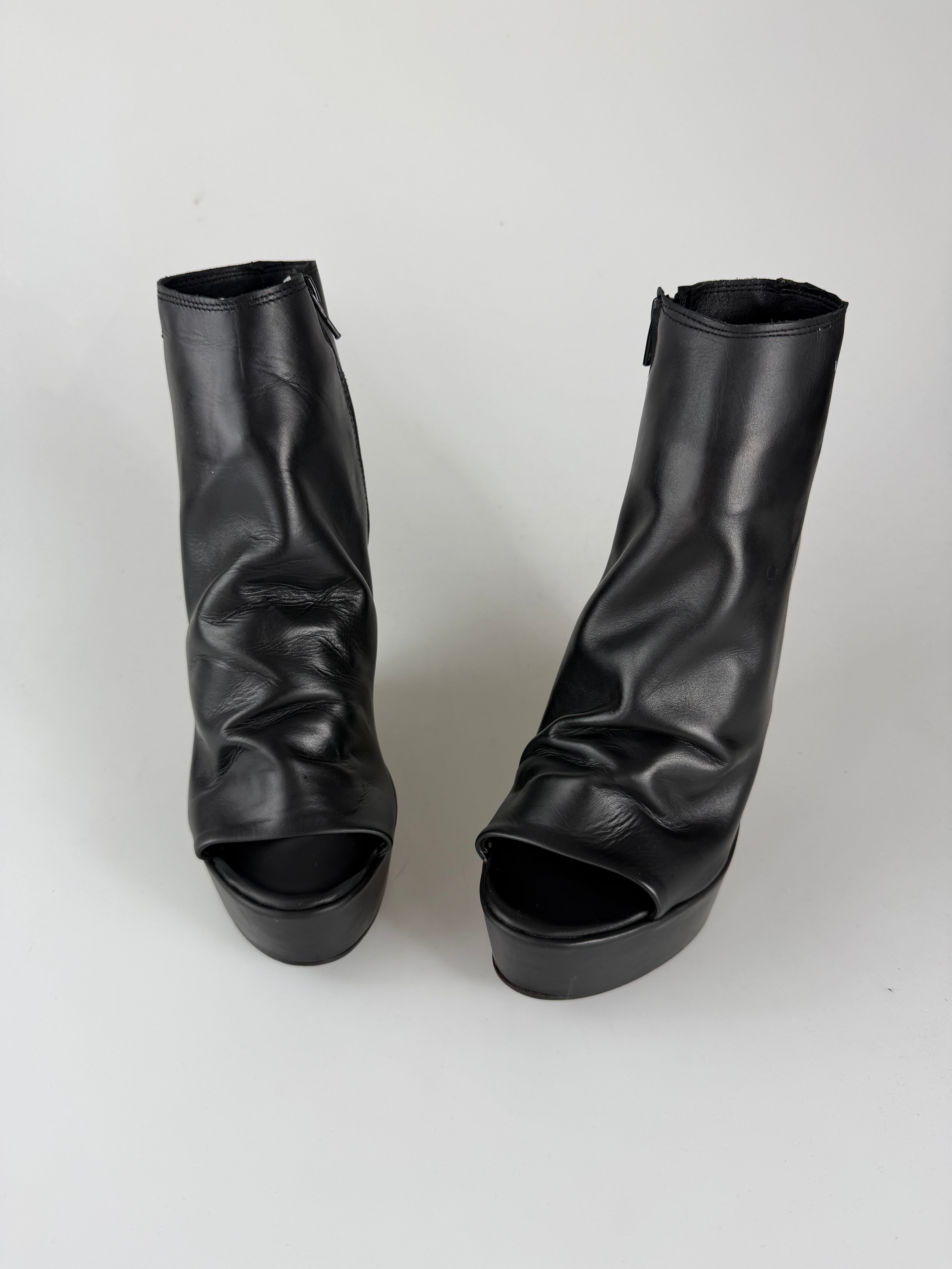 Carmensita back pelle  nero