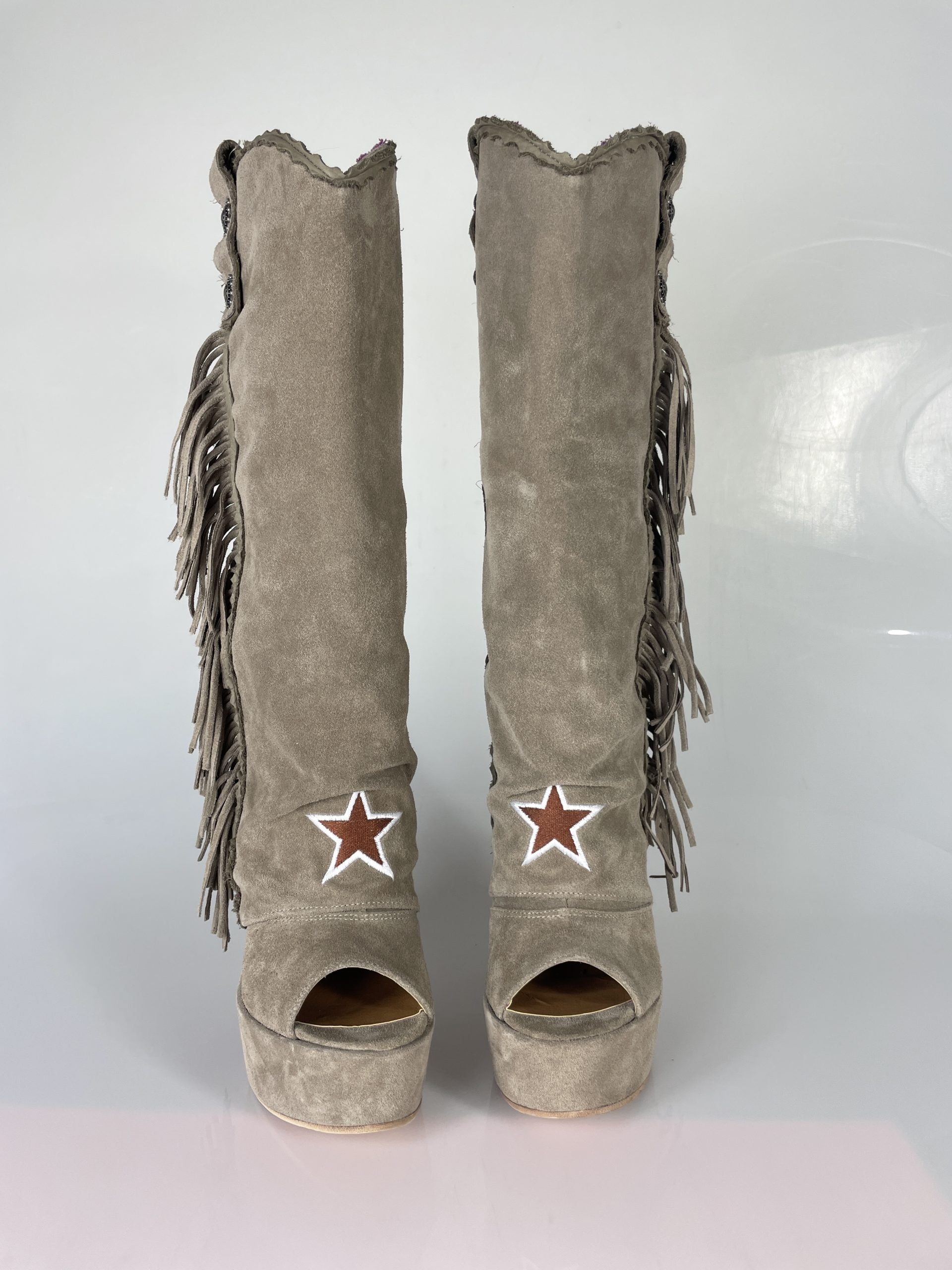 Carmensita euphoria beige suede