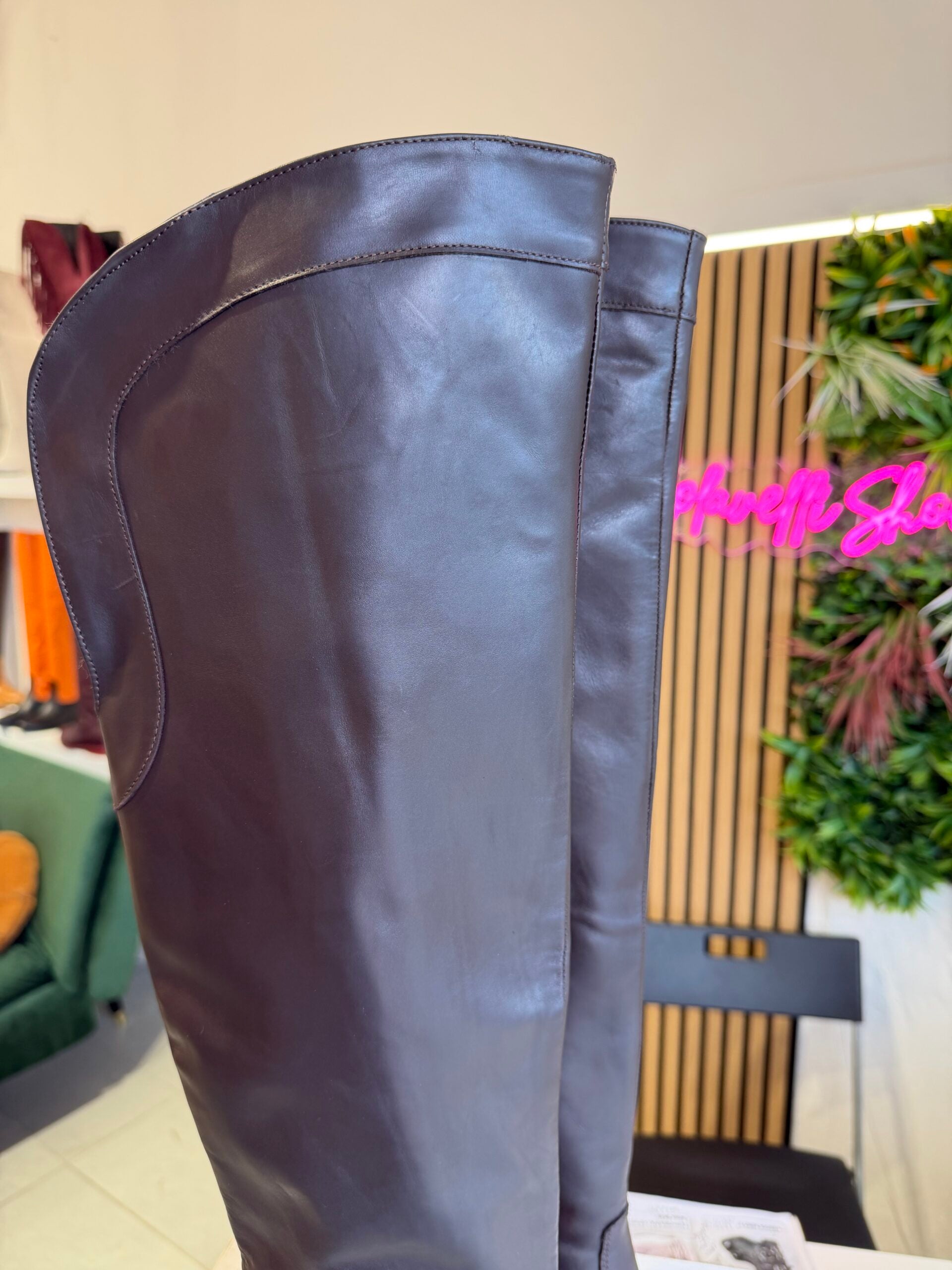 Furia flaminia leather t dark brown