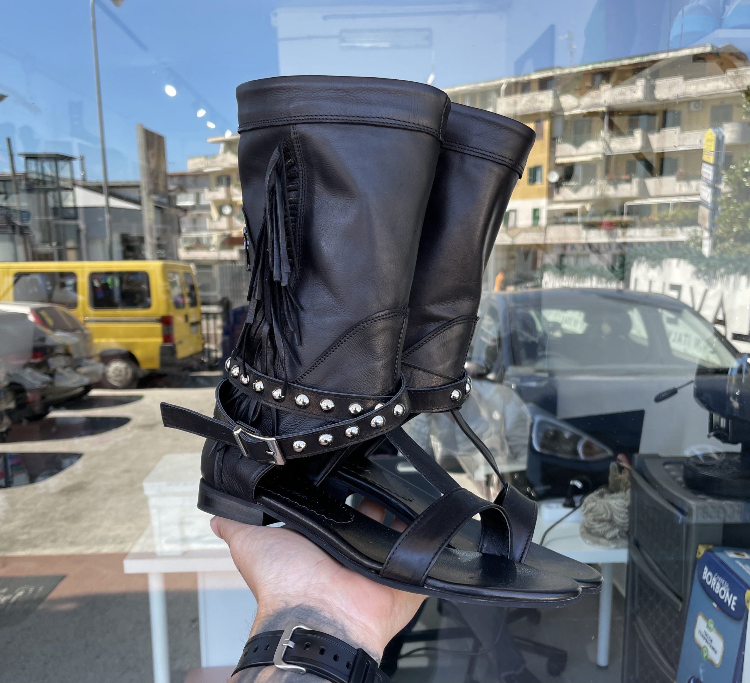 Treviso75 pelle nero