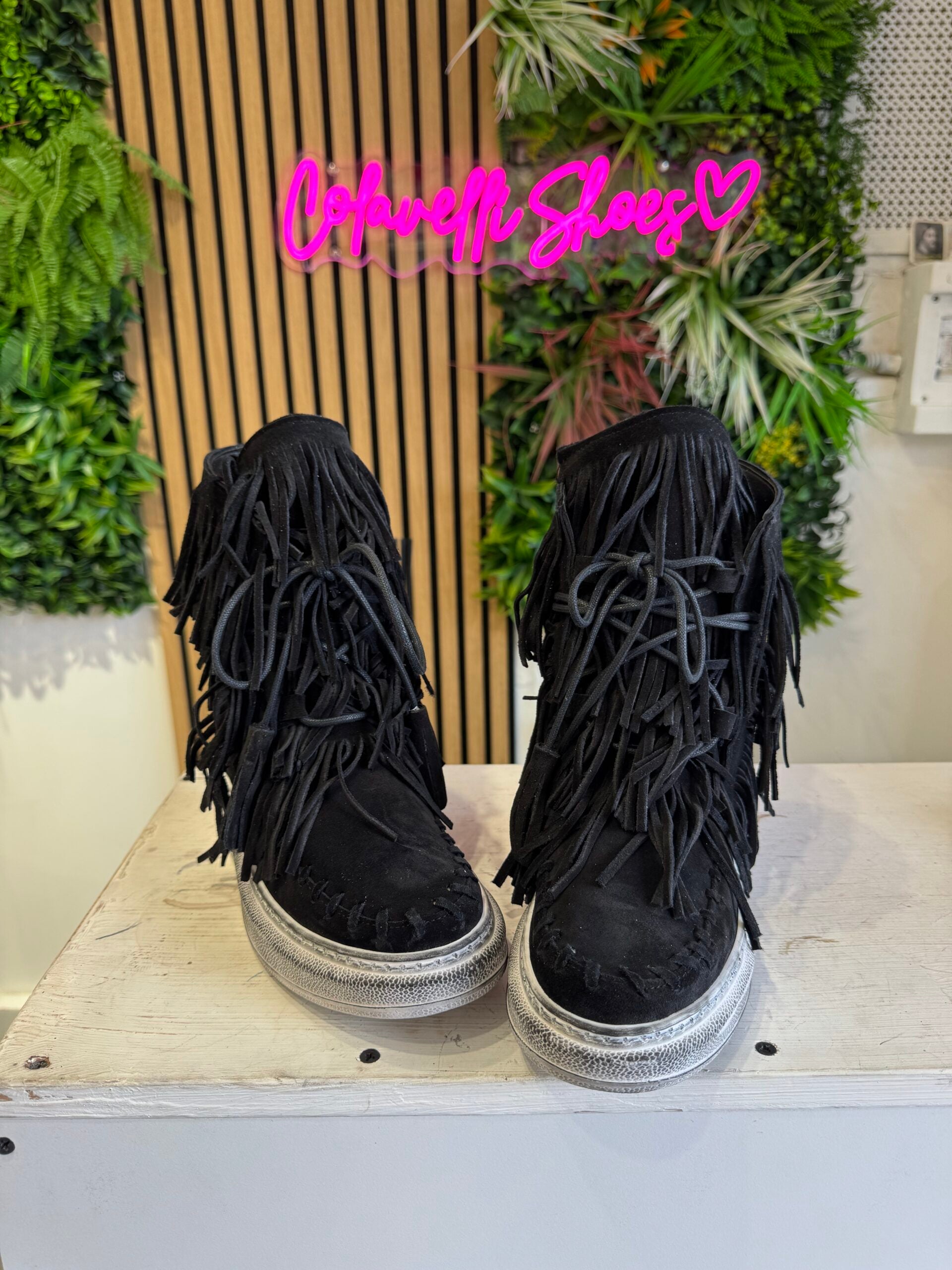 Full up neo top camoscio