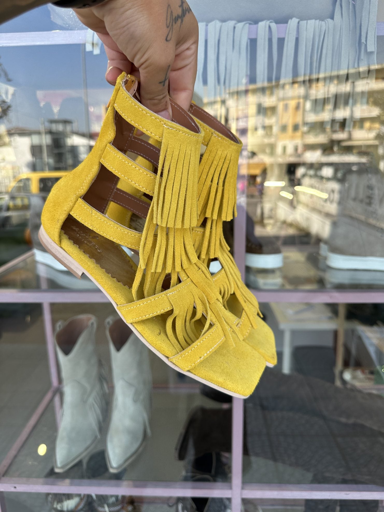 Treviso sandalo giallo