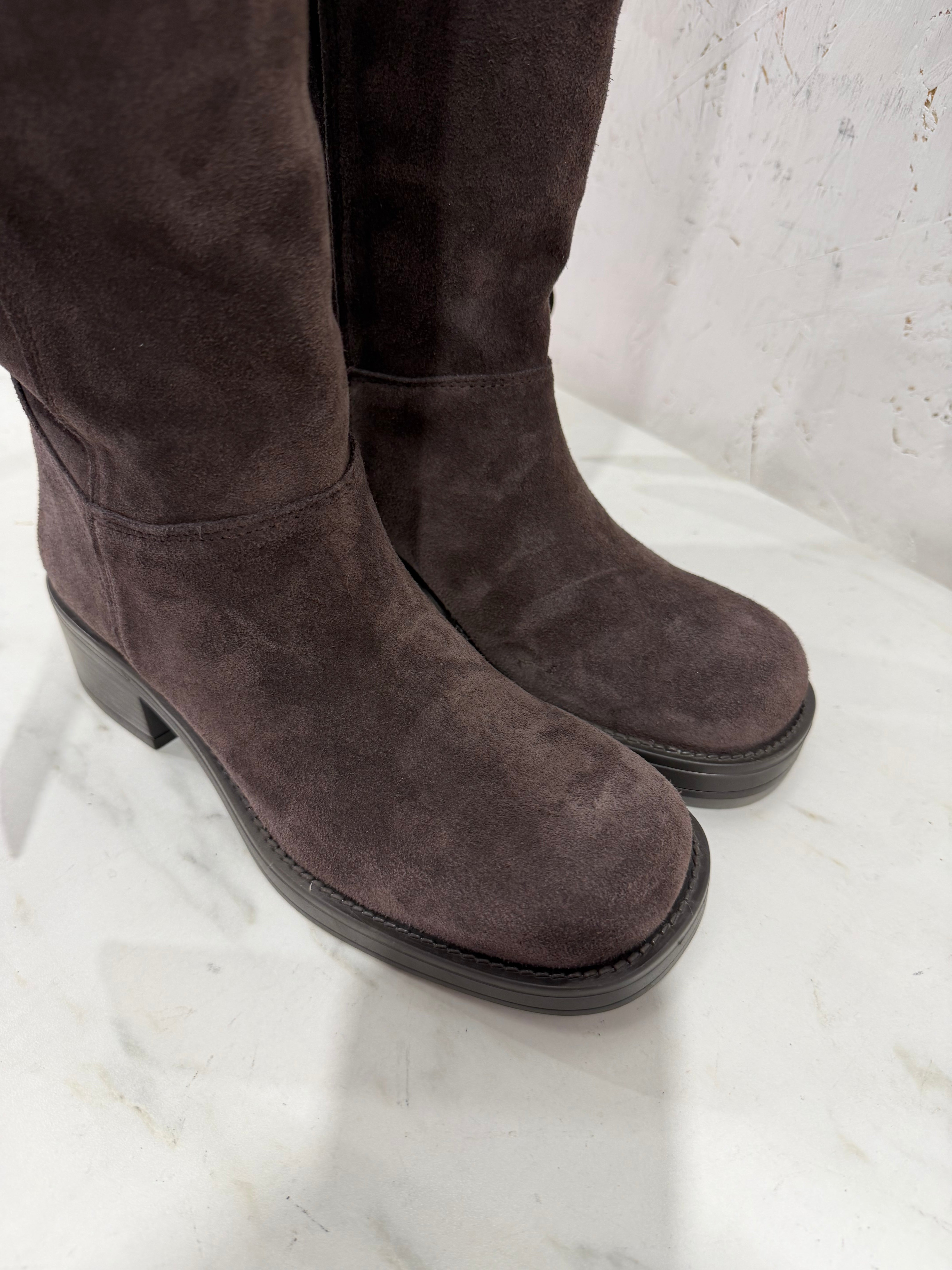 Stivale Hummer camoscio cioccolato