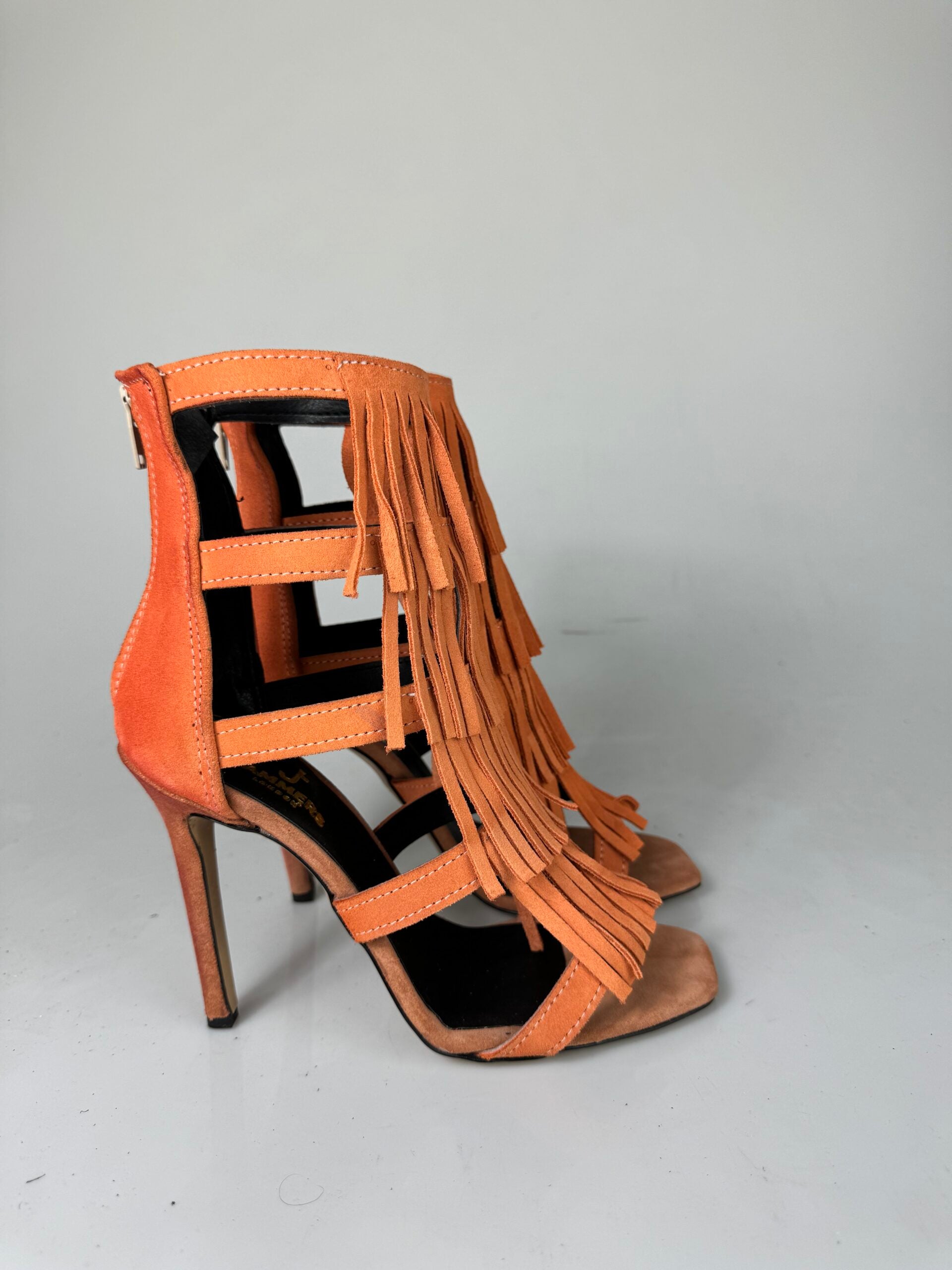 Aphrodite orange suede