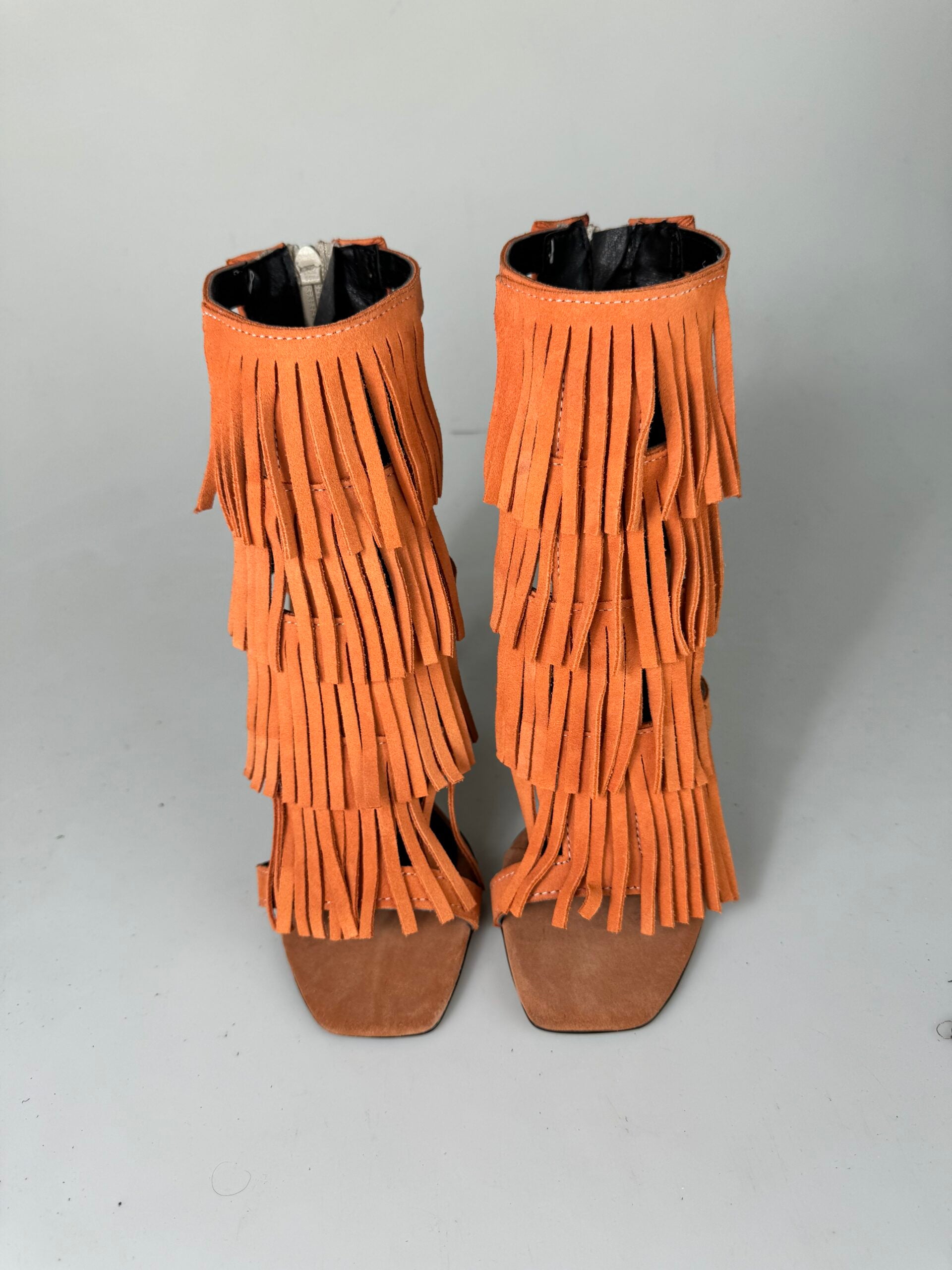 Aphrodite orange suede