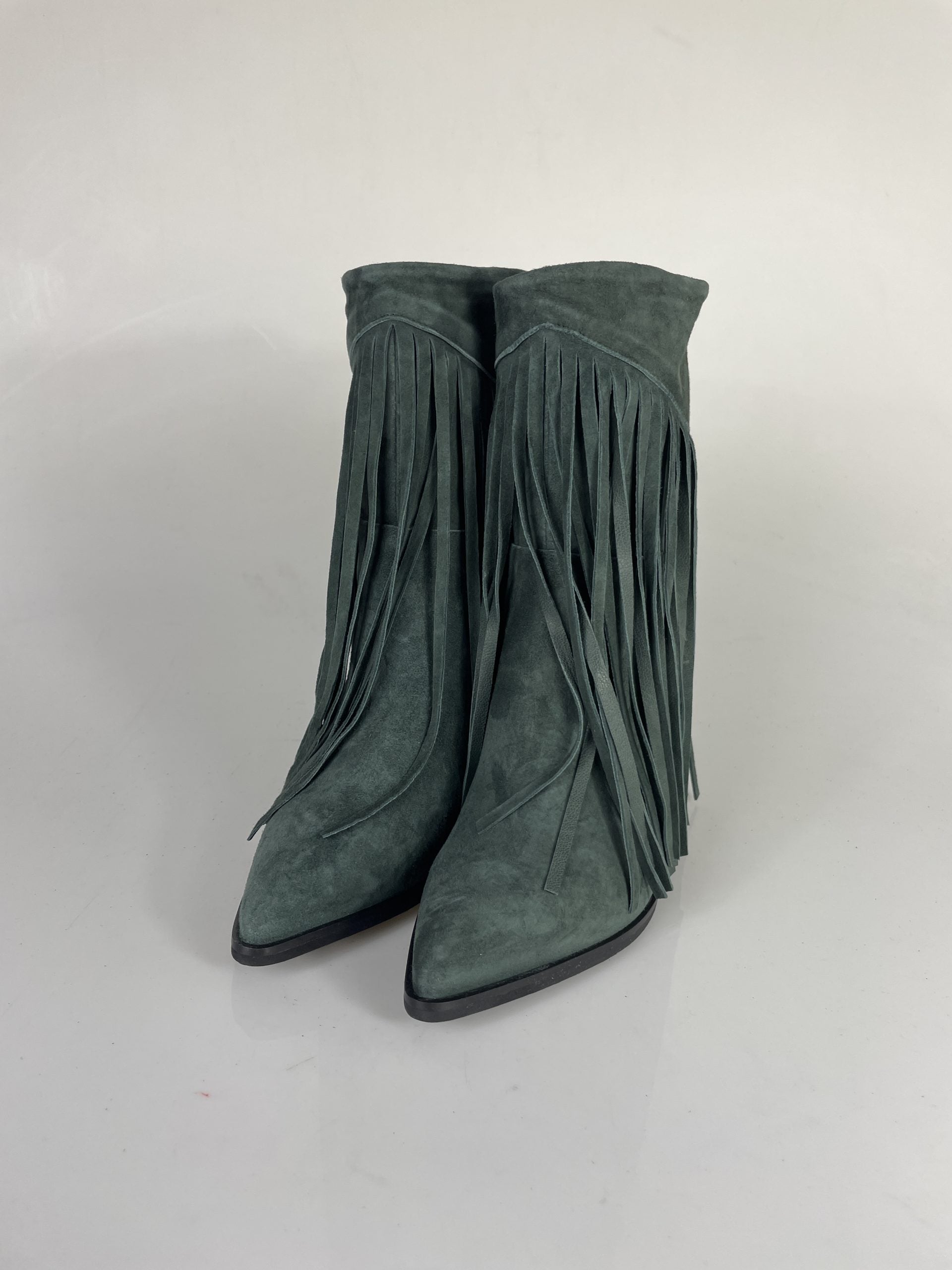 Ottavia green suede