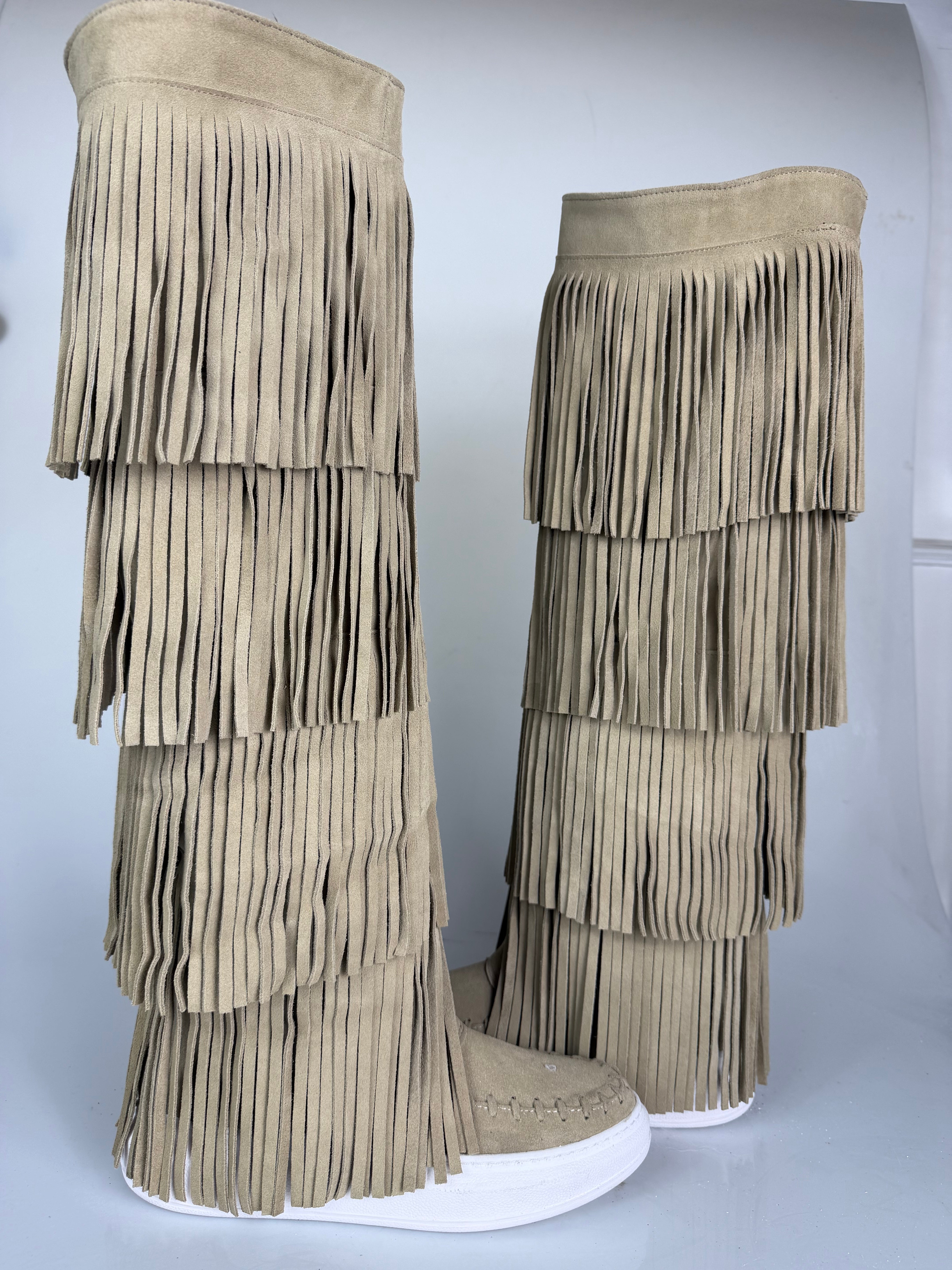 Flaminia neo al ginocchio cam beige no zeppa