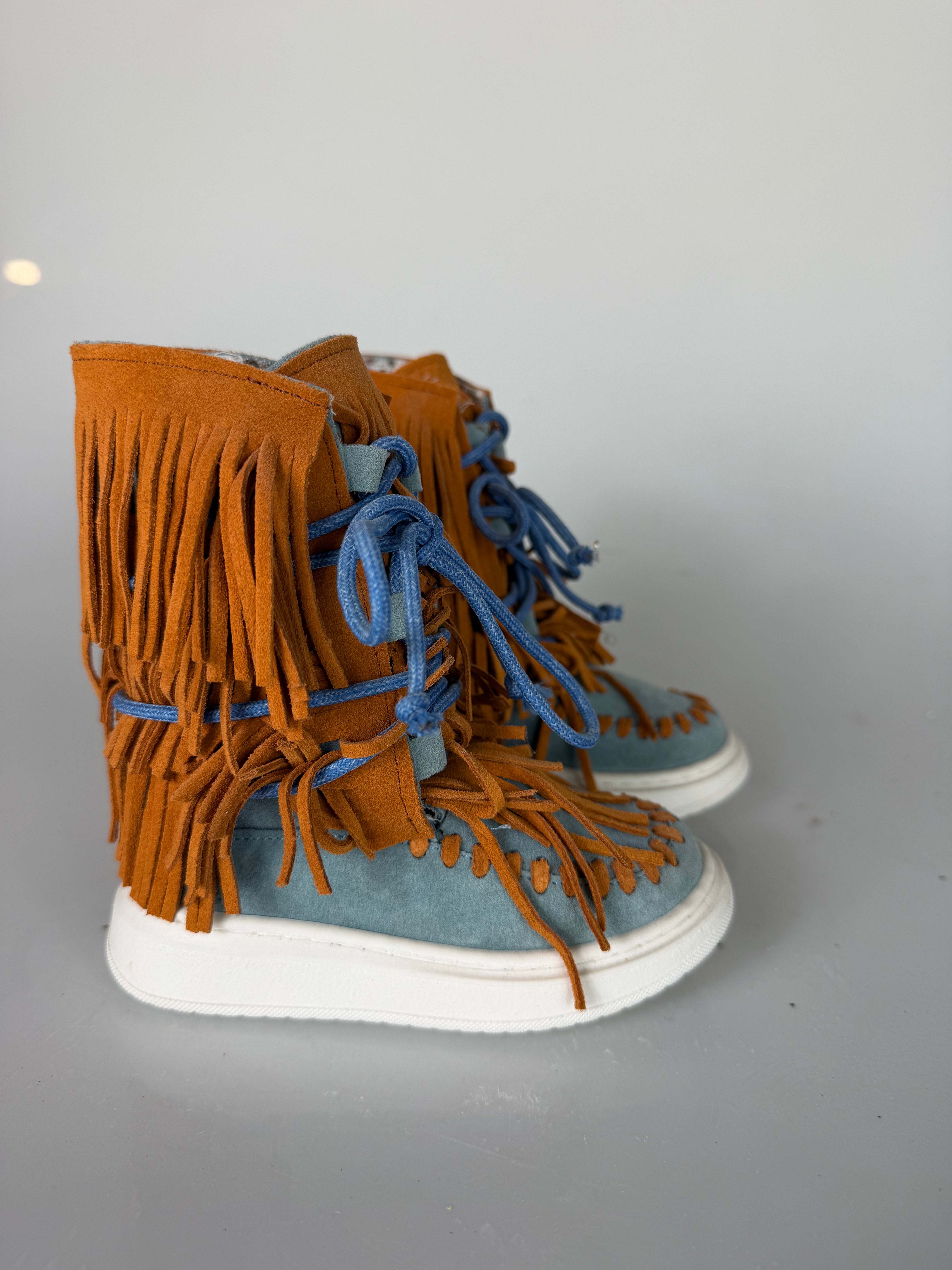 Regolar baby jeans rip arancione