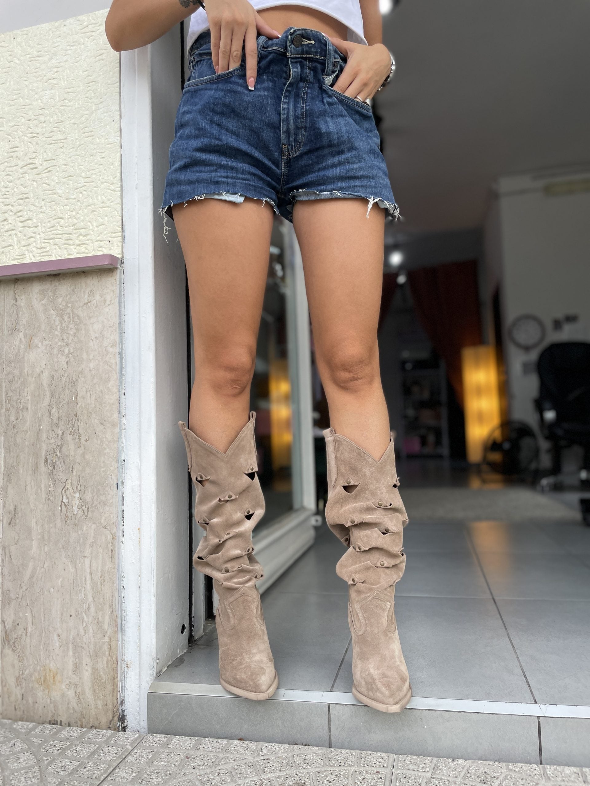 Ariete camoscio beige