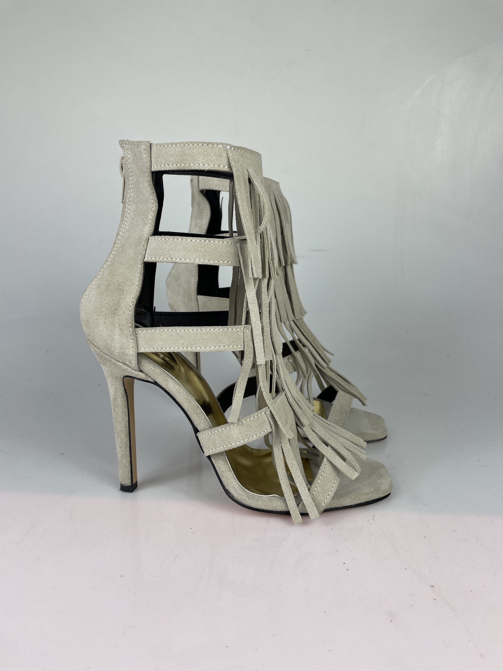 Aphrodite beige suede