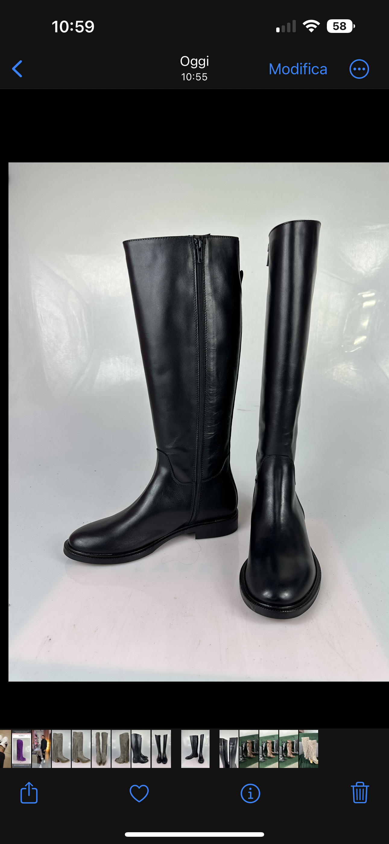 CALP07 black calfskin