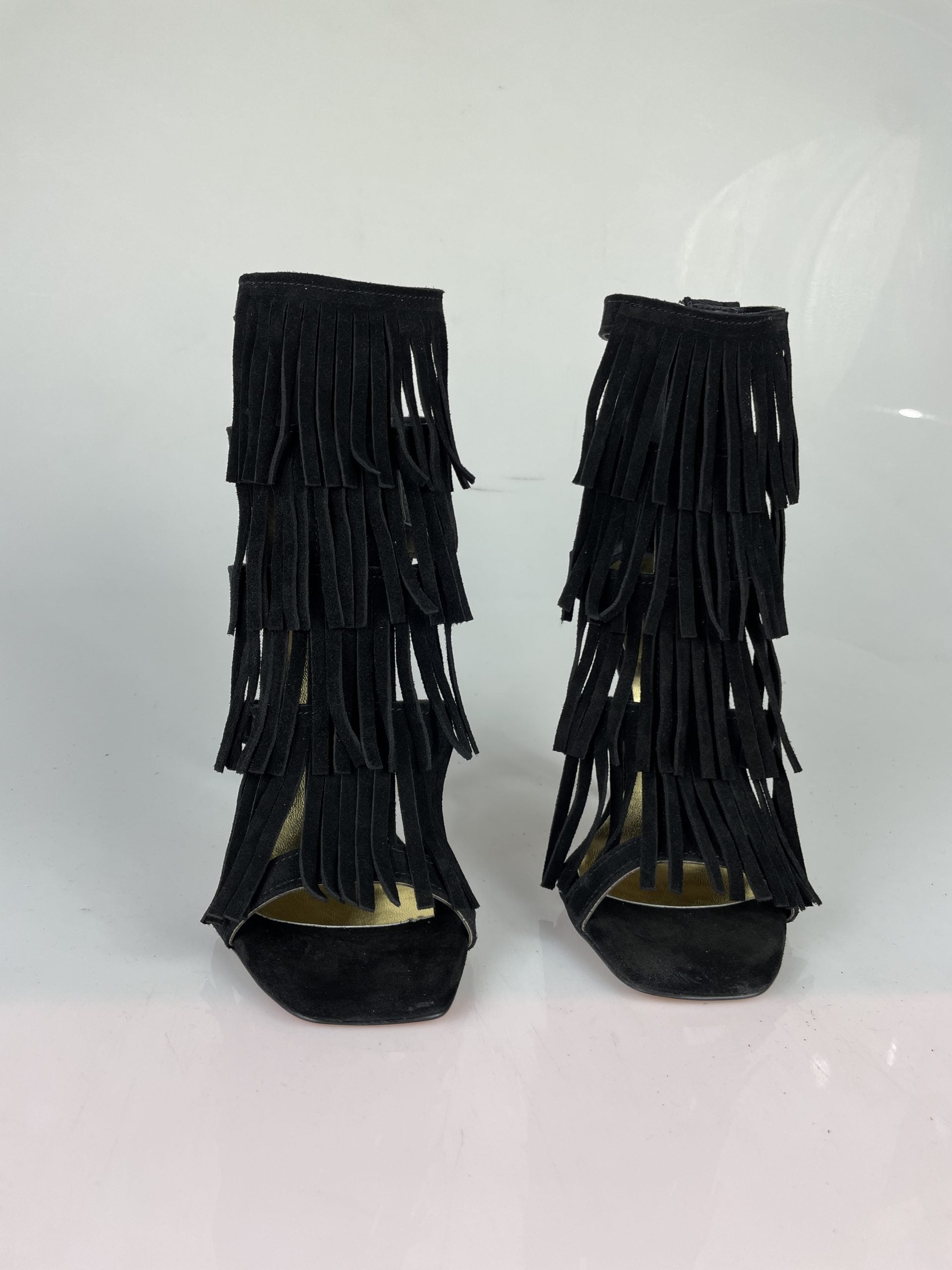 Aphrodite black suede
