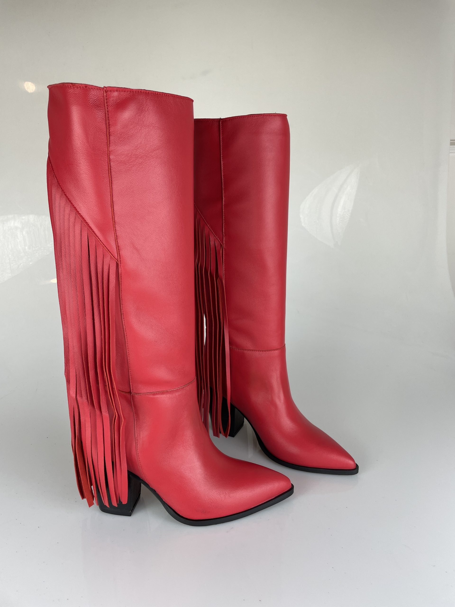 Camperos Cesare red leather 