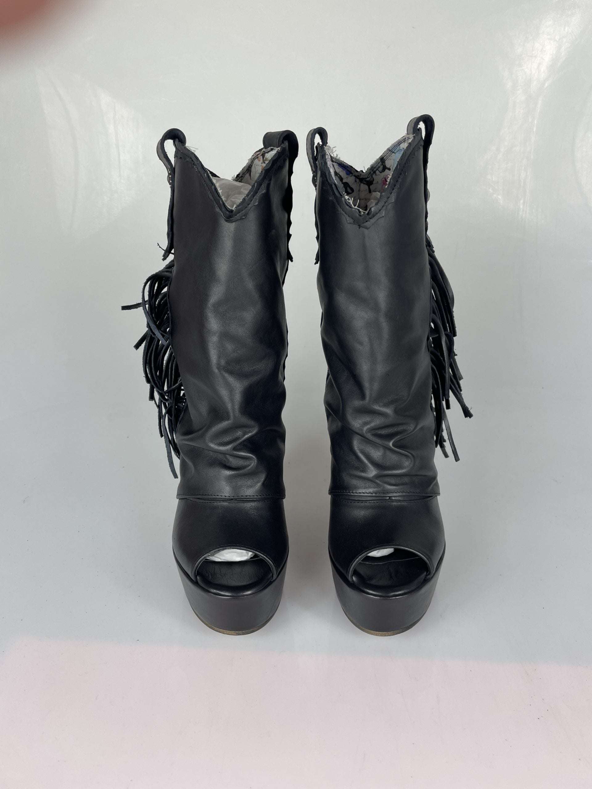 Carmensita Euphoria mid cuero negro