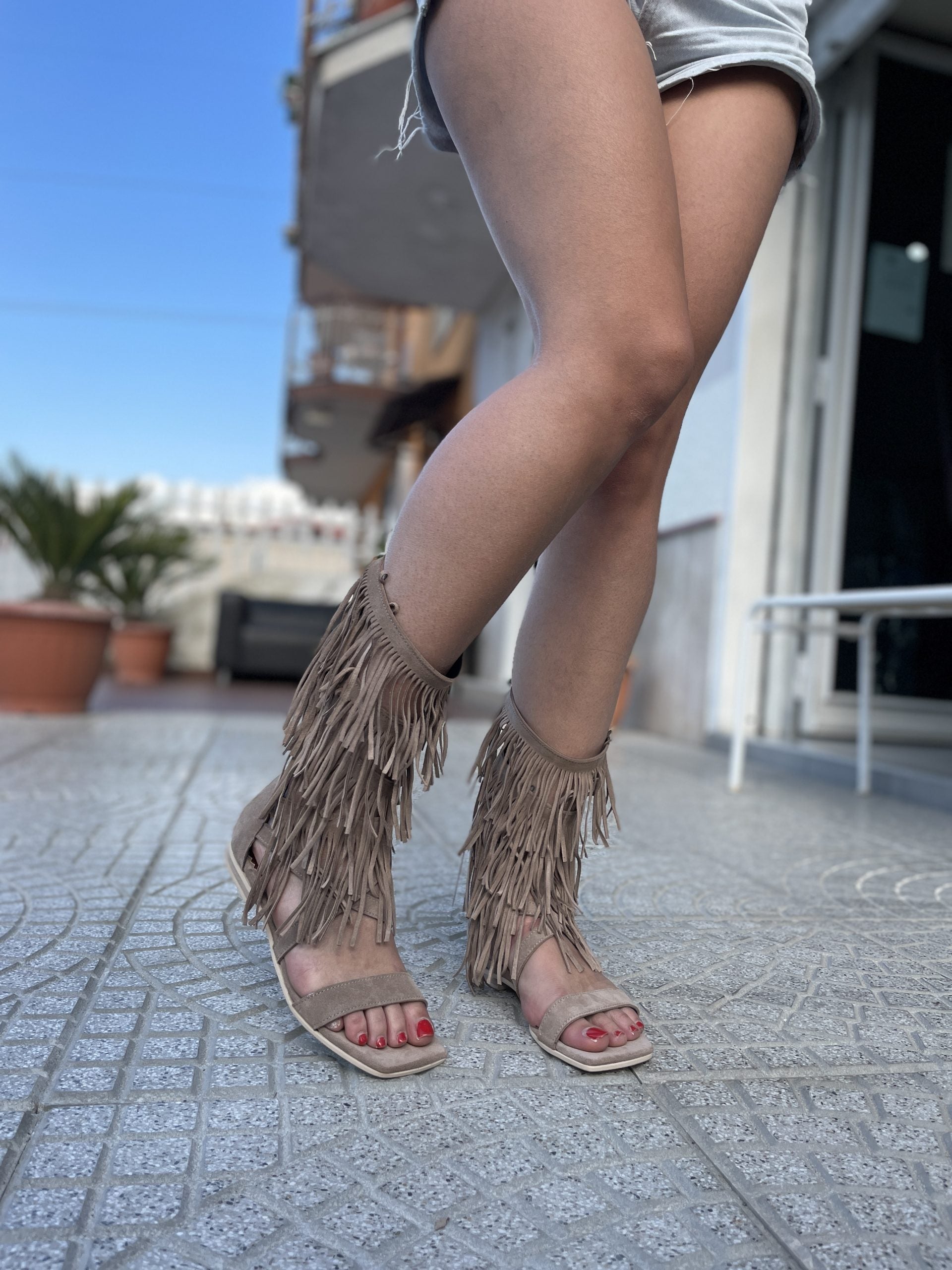 Ginevra camoscio beige