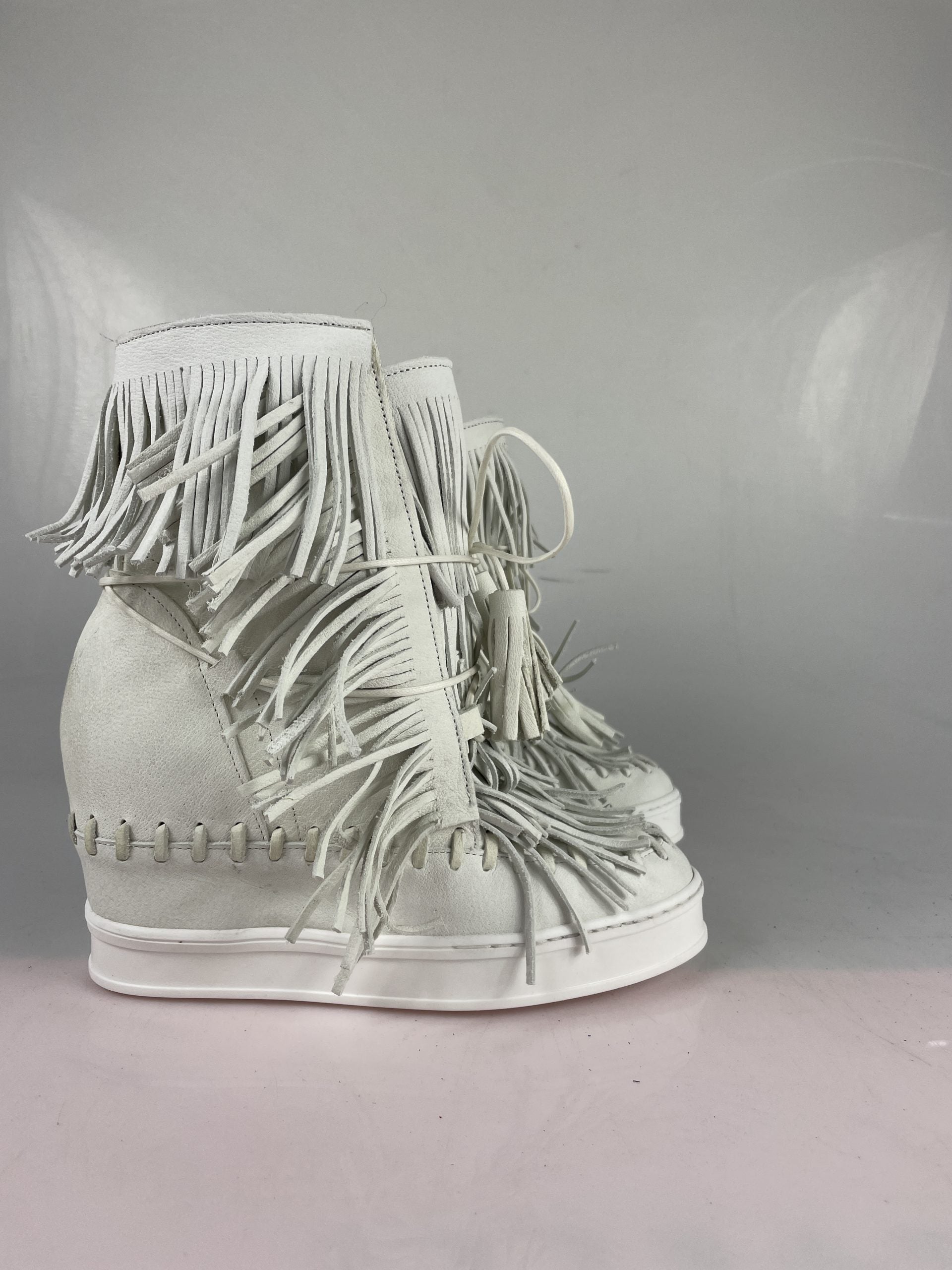 Full up white leather
