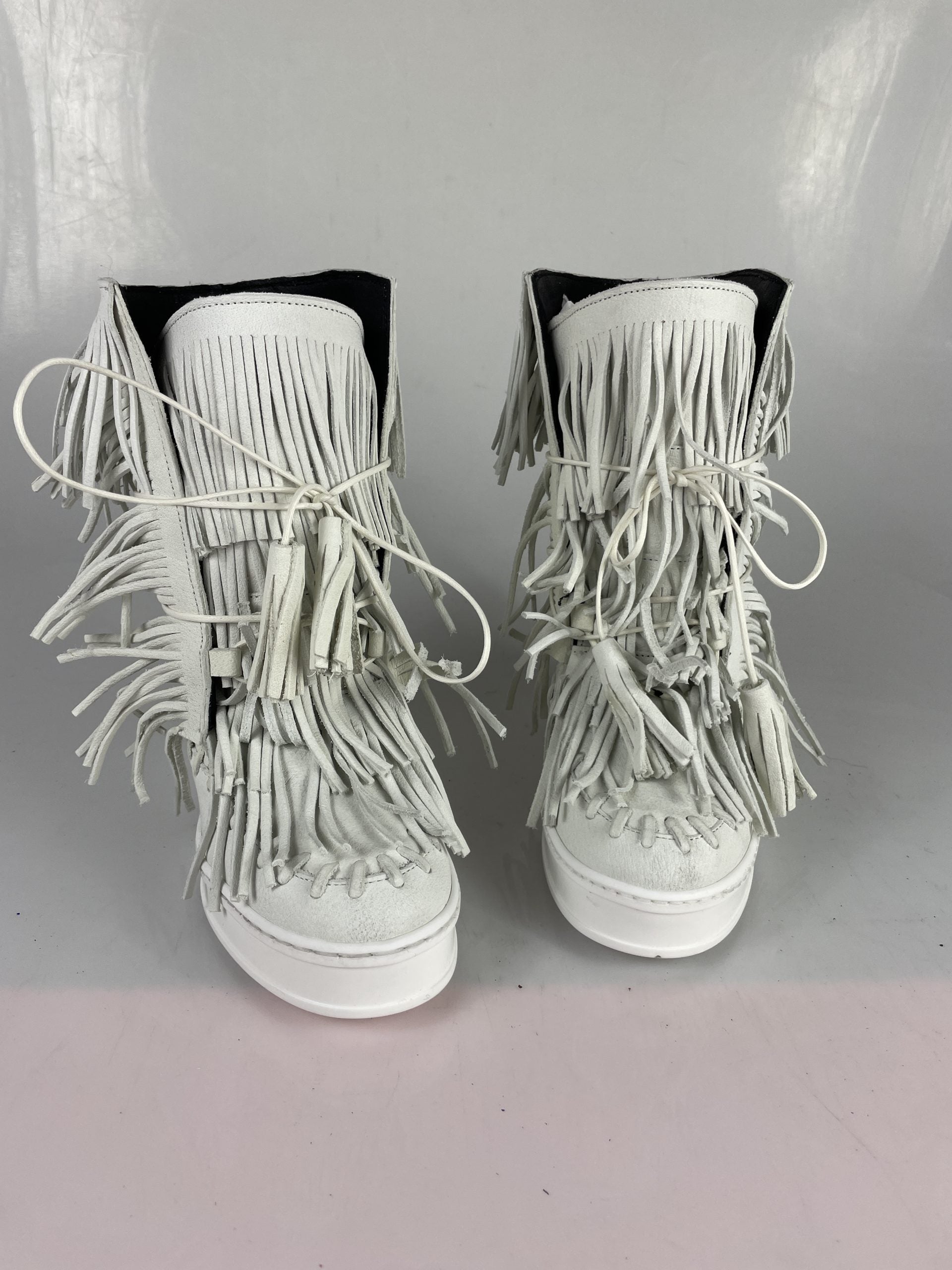 Full up white leather