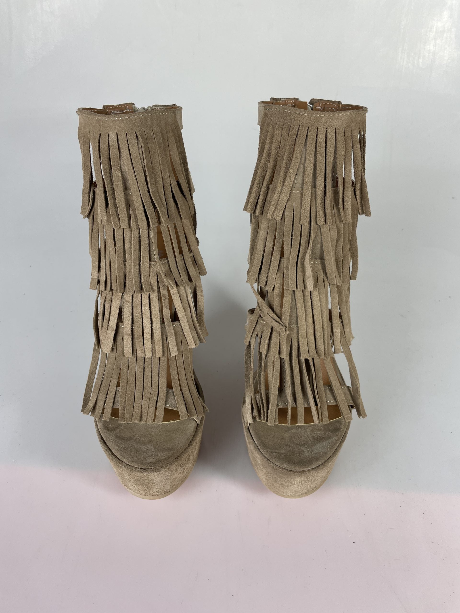Carmensita afrodite camoscio beige