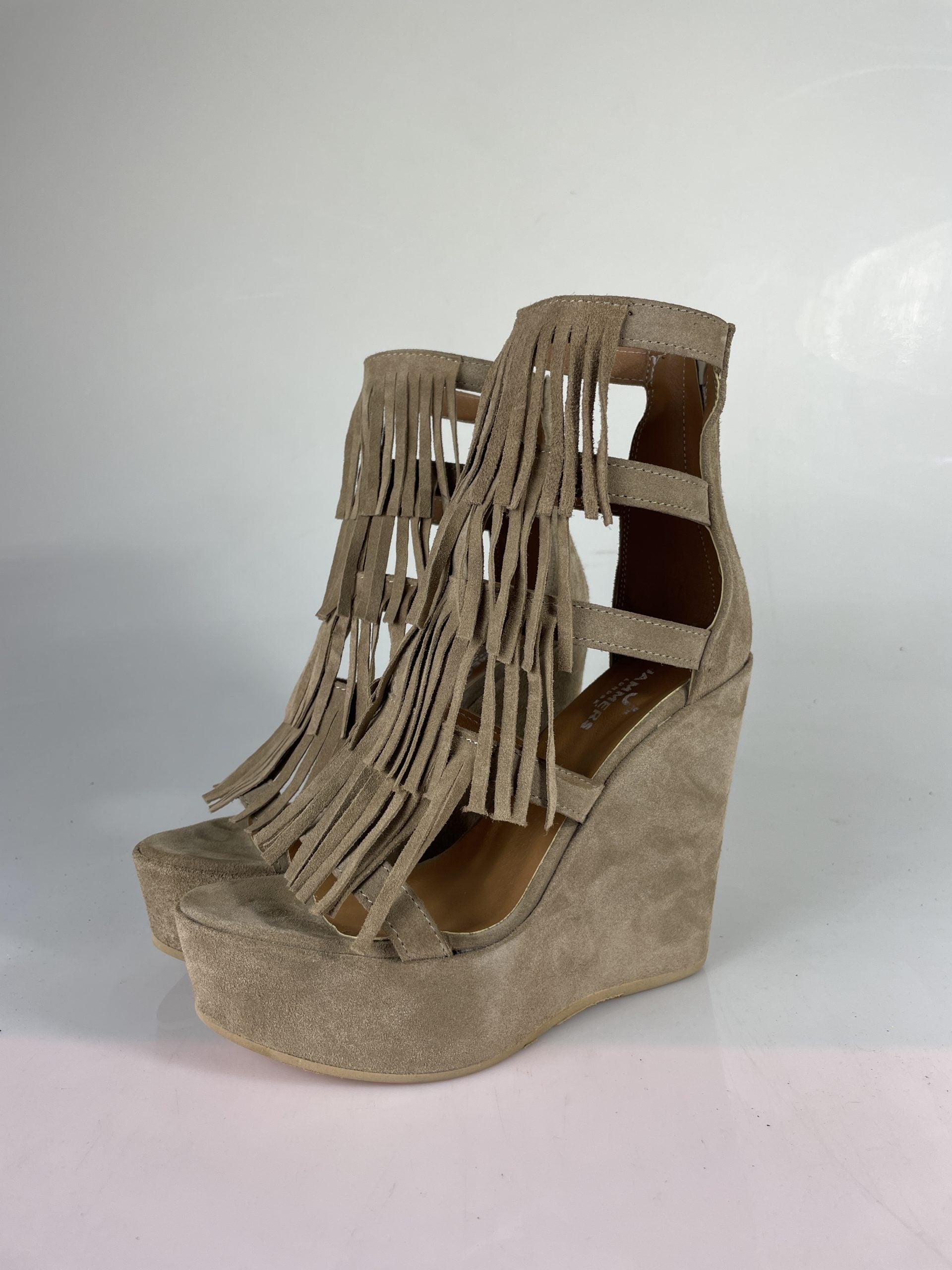 Carmensita afrodite camoscio beige