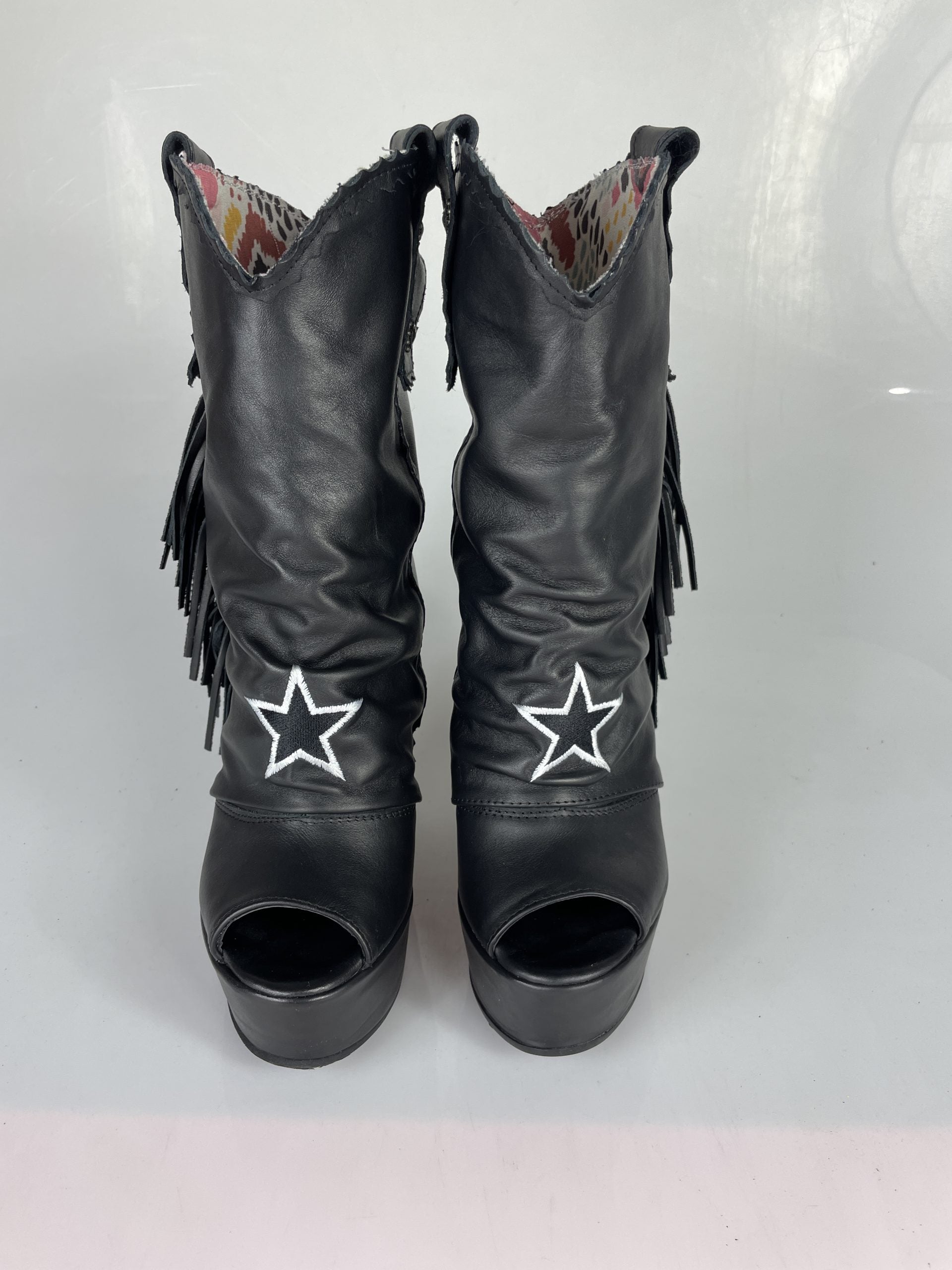 Carmensita Euphoria mid cuero negro