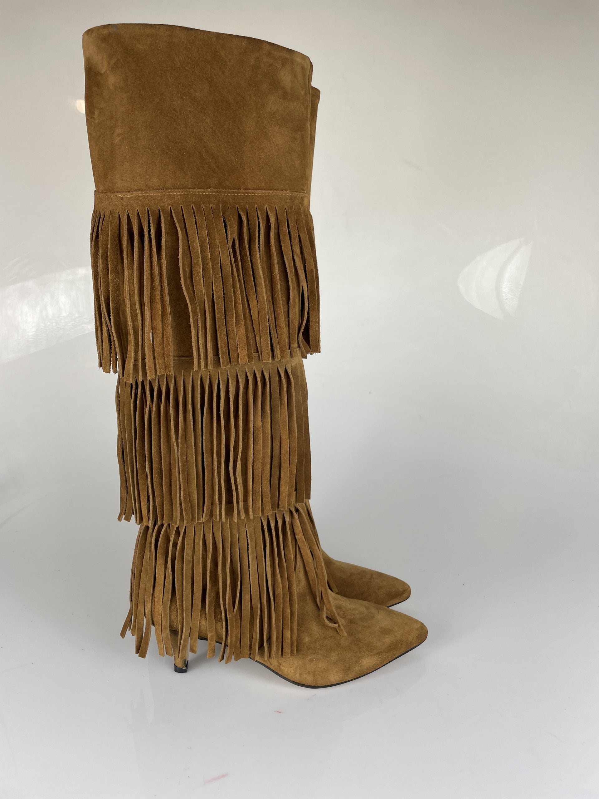 Flaminia suede leather