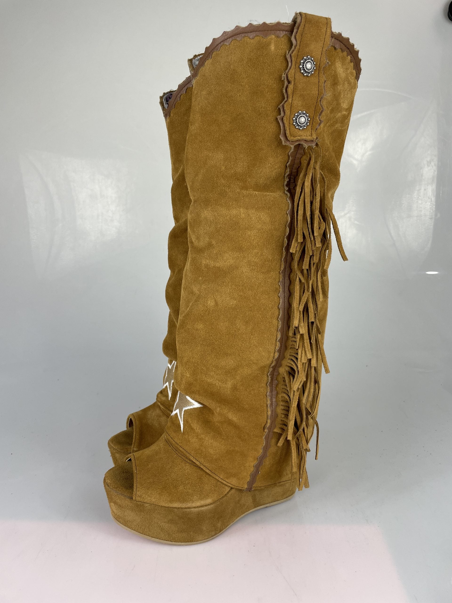 Carmensita euphoria suede leather