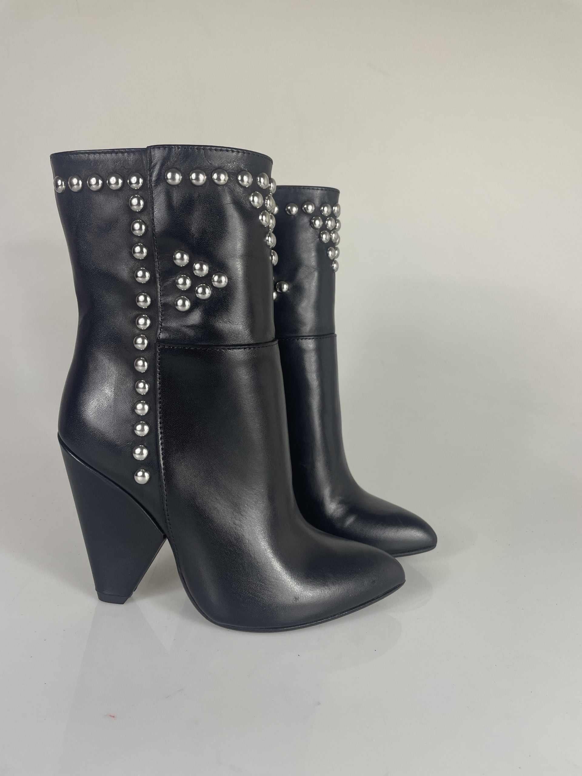 Valentino black leather
