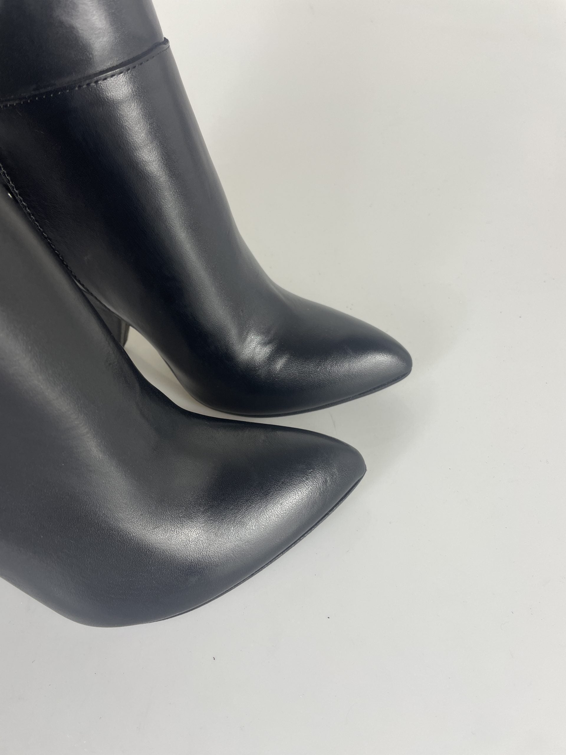 Valentino black leather