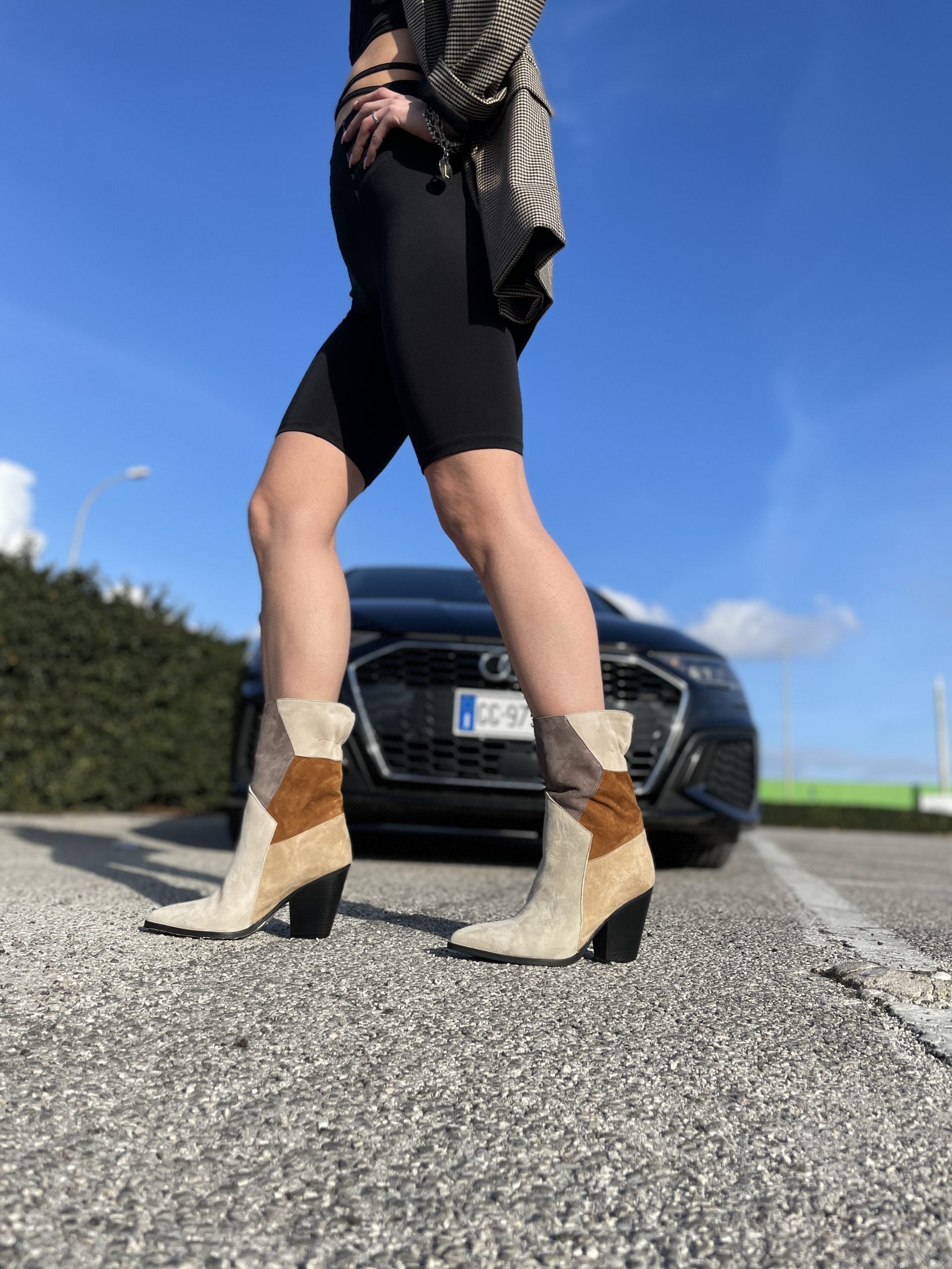 I30 suede tris mar/beige/leather