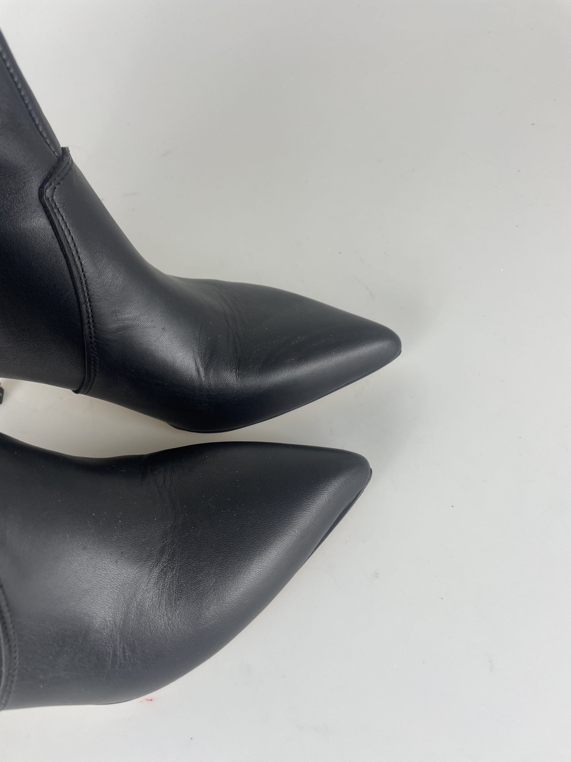 Marcus black leather