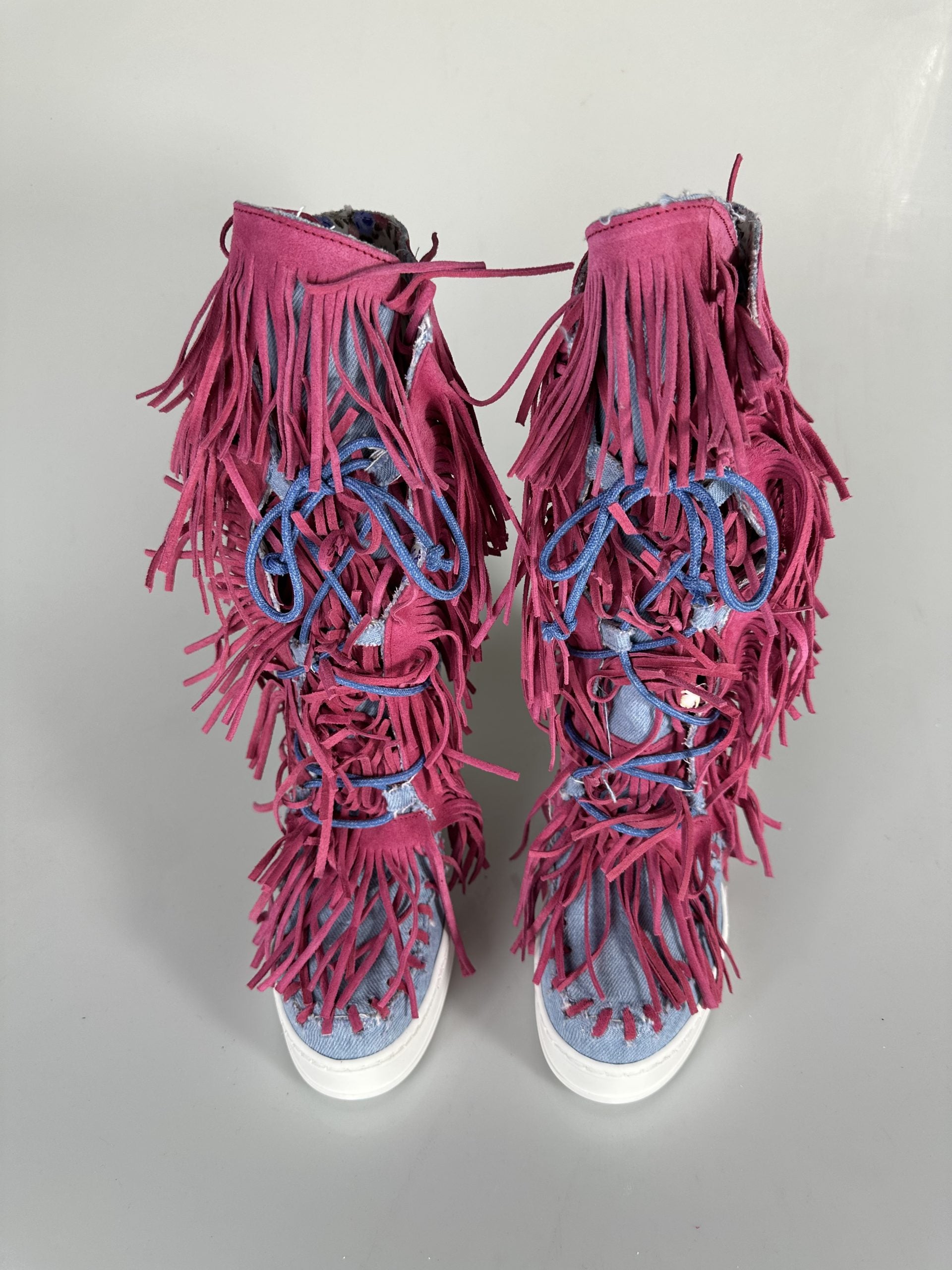 Vaqueros Rip Cam de color fucsia regular