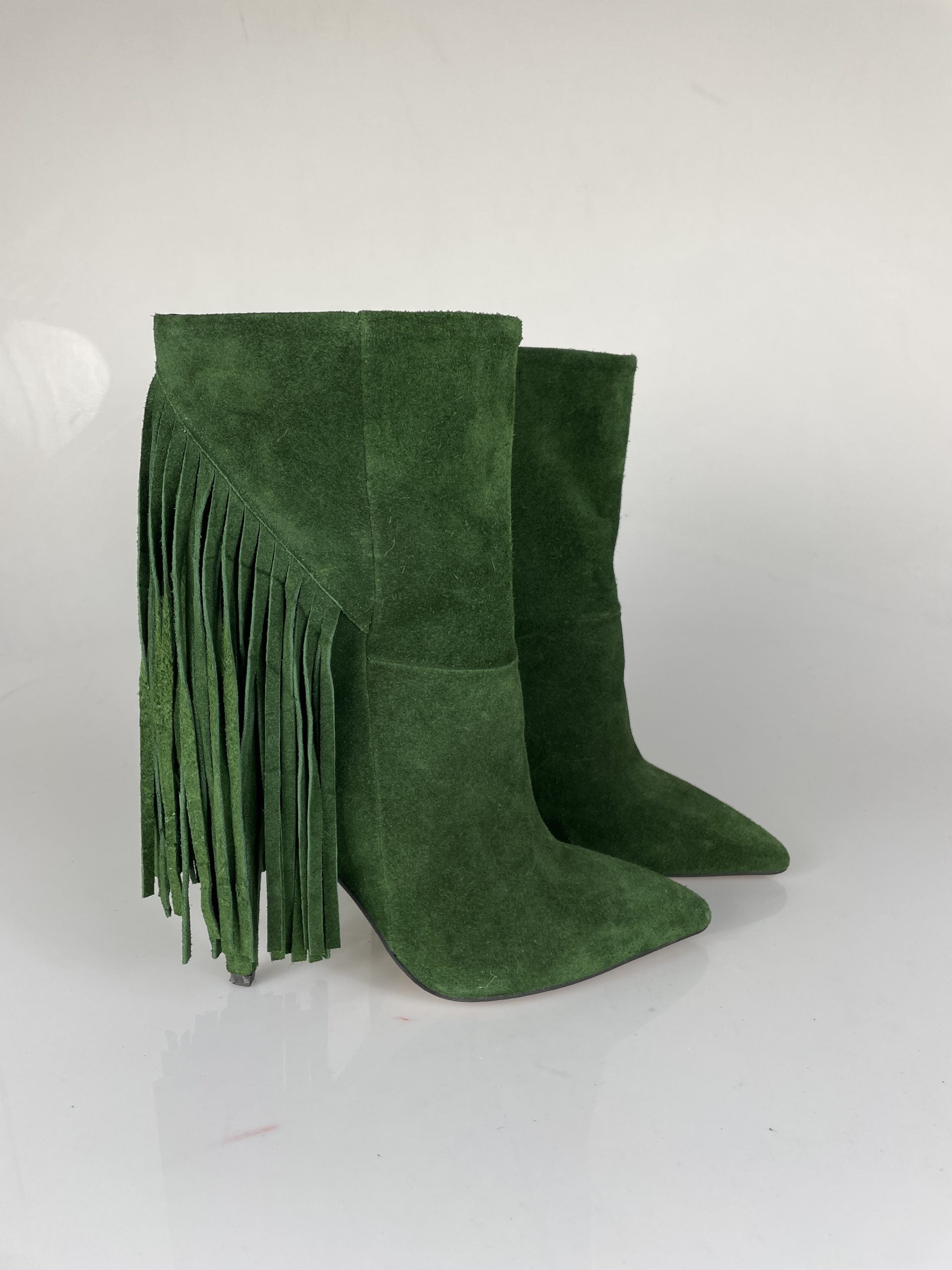 Cesarino green suede