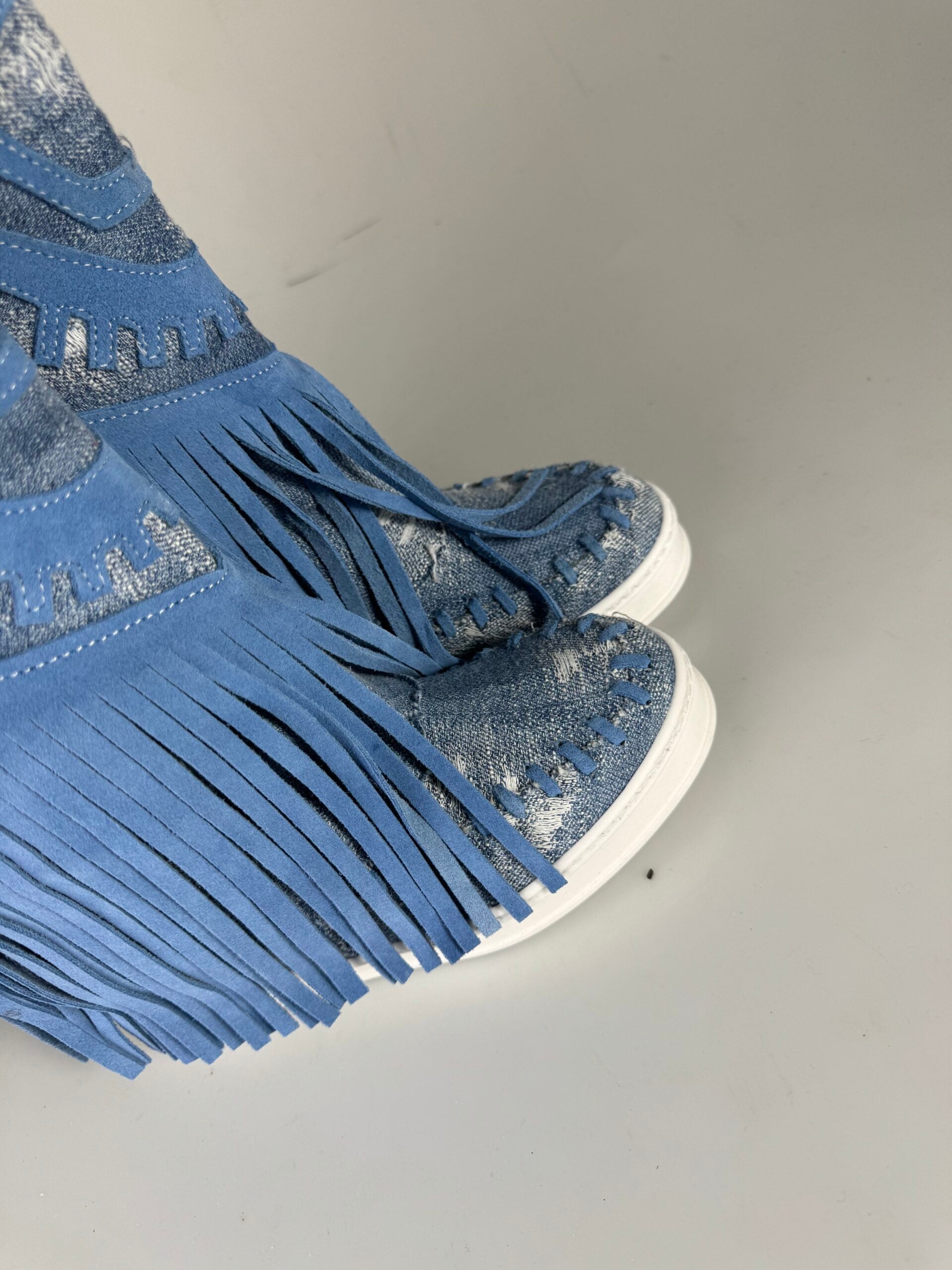 Santhoo jeans / cam turchese 2024