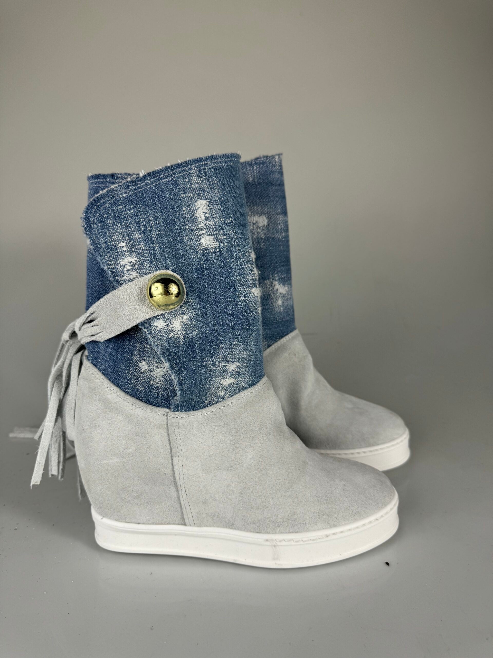 Bobo full up cam ice rip jeans
