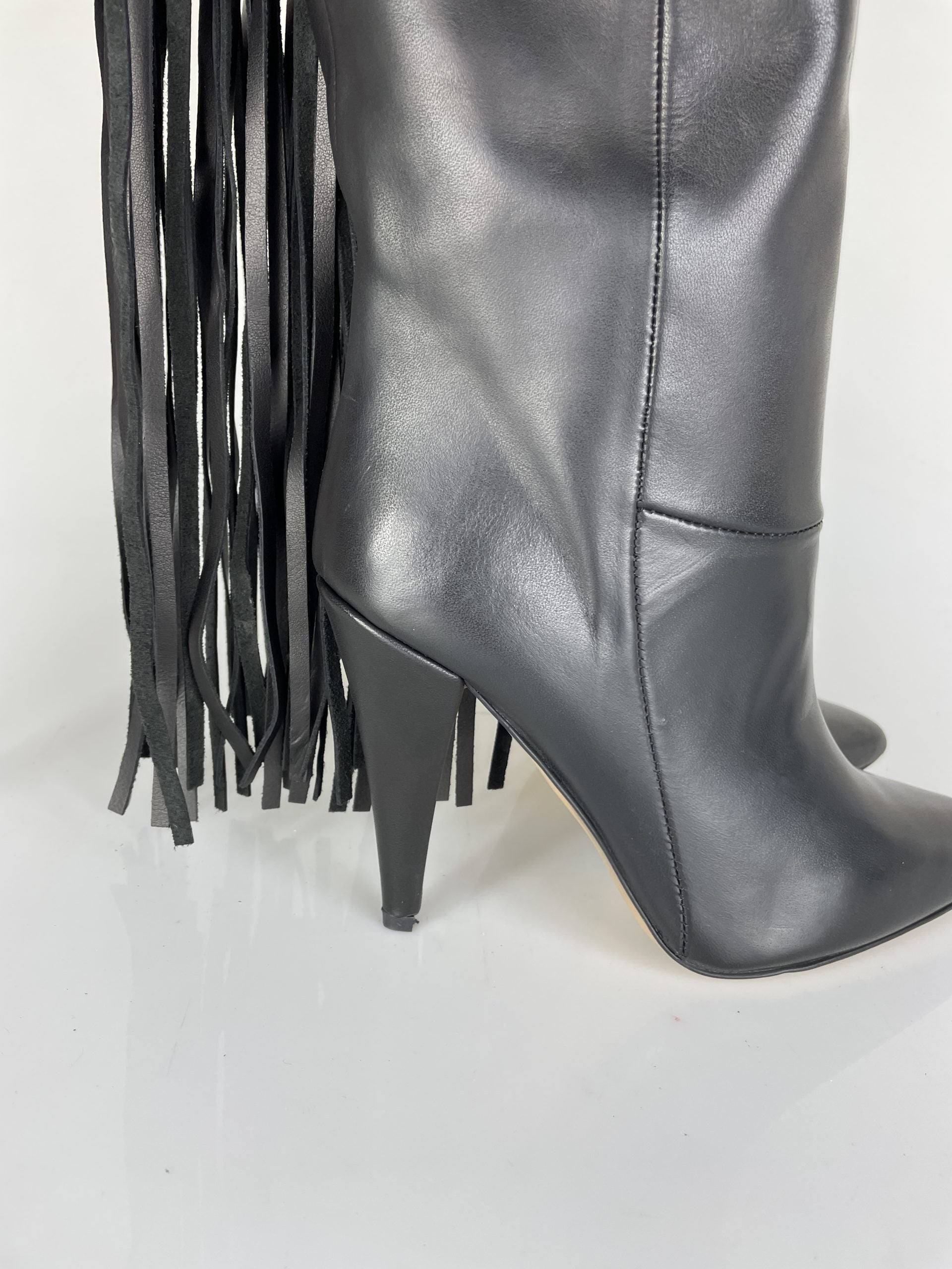 Cesare 1571 black leather