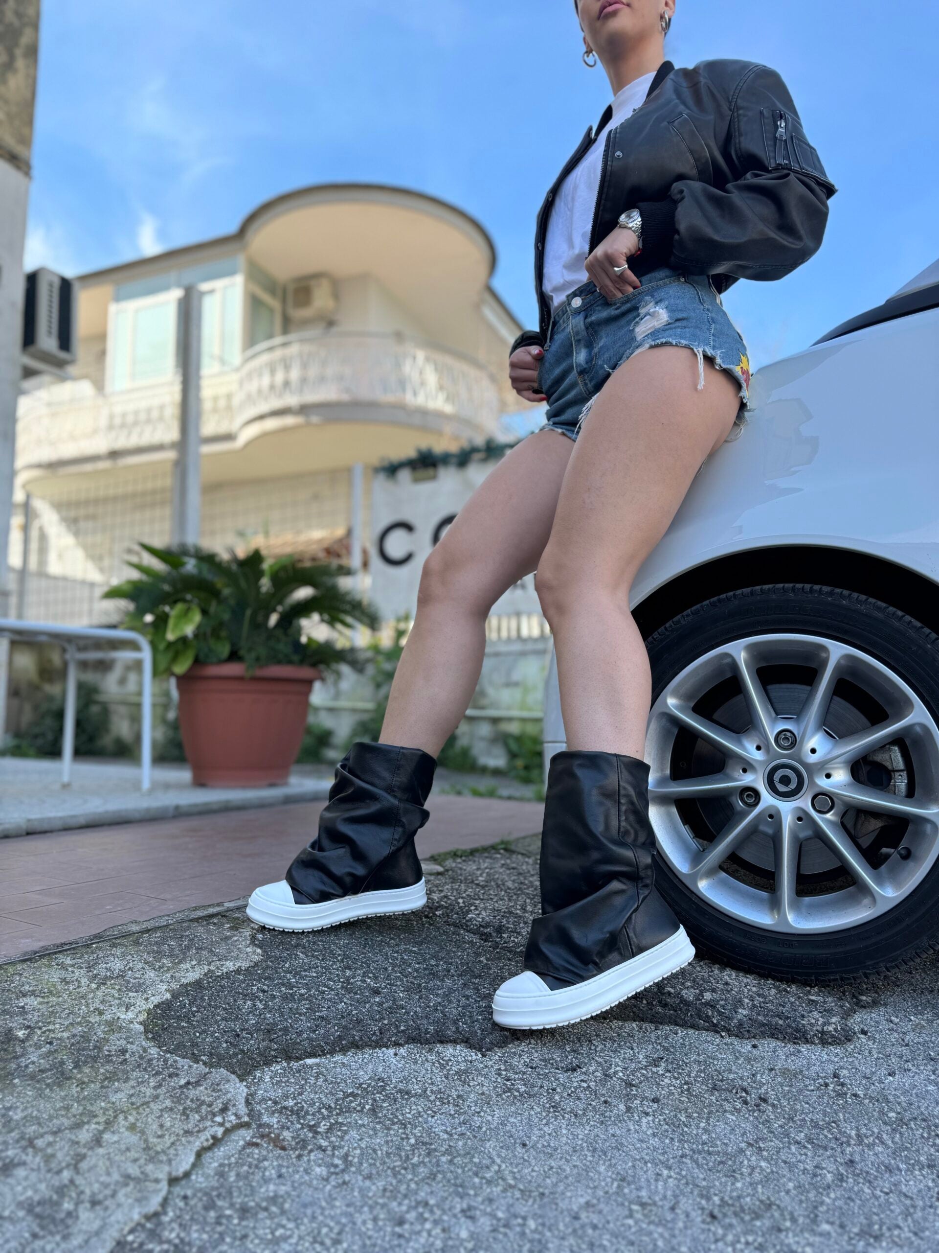 Orlando tore mid pelle nero sb