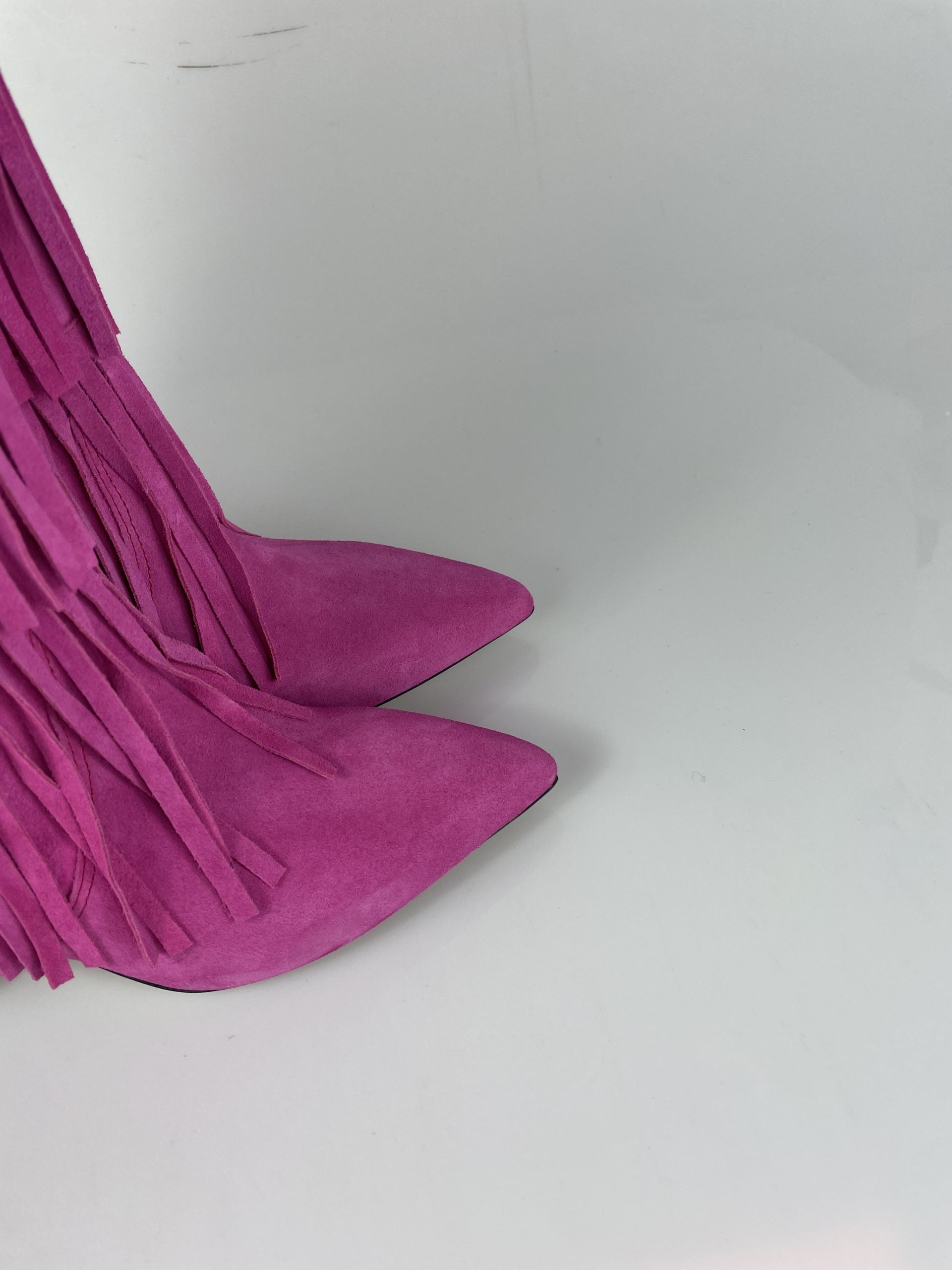 Flaminia fuchsia suede