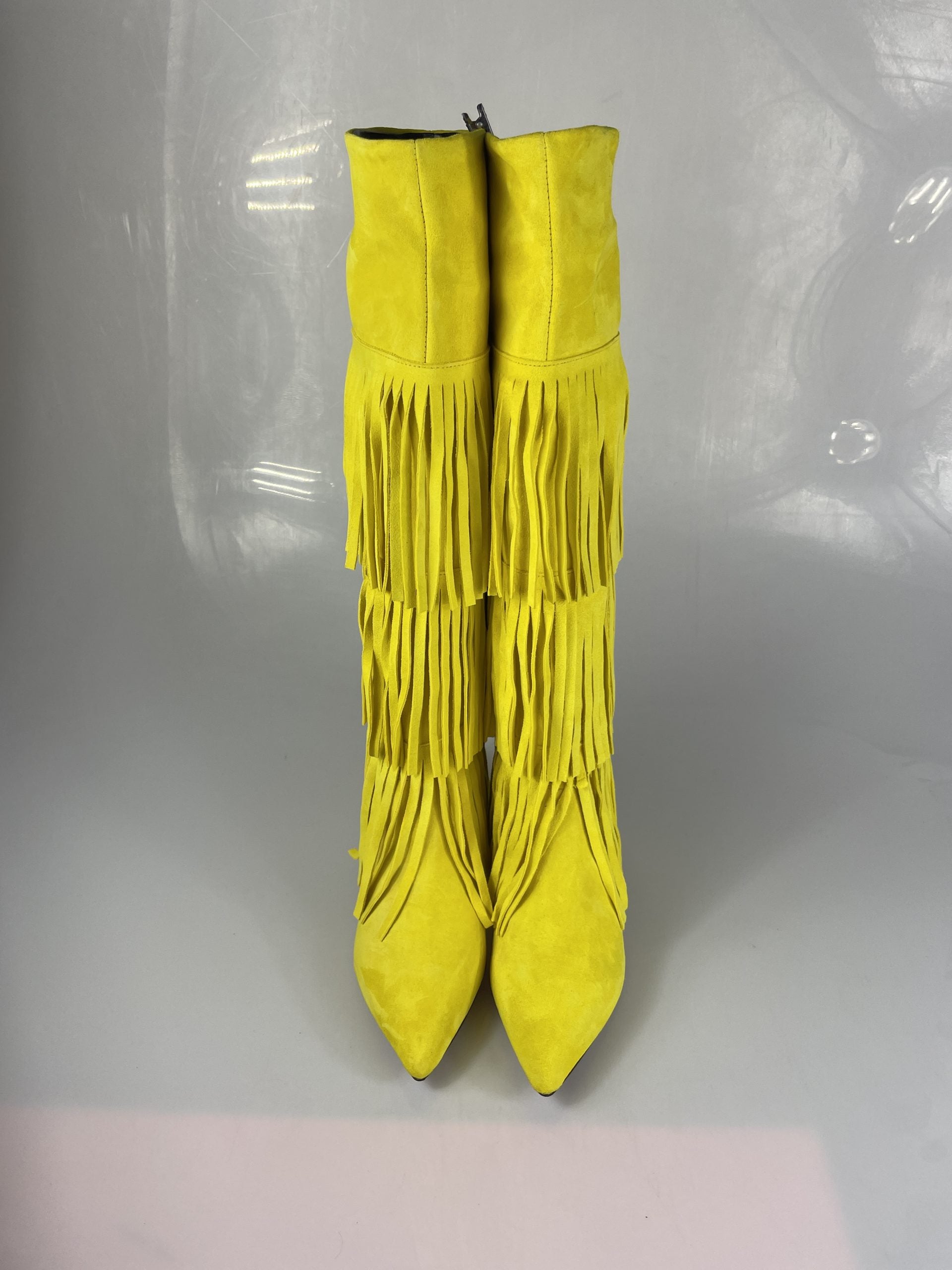 Flaminia yellow suede