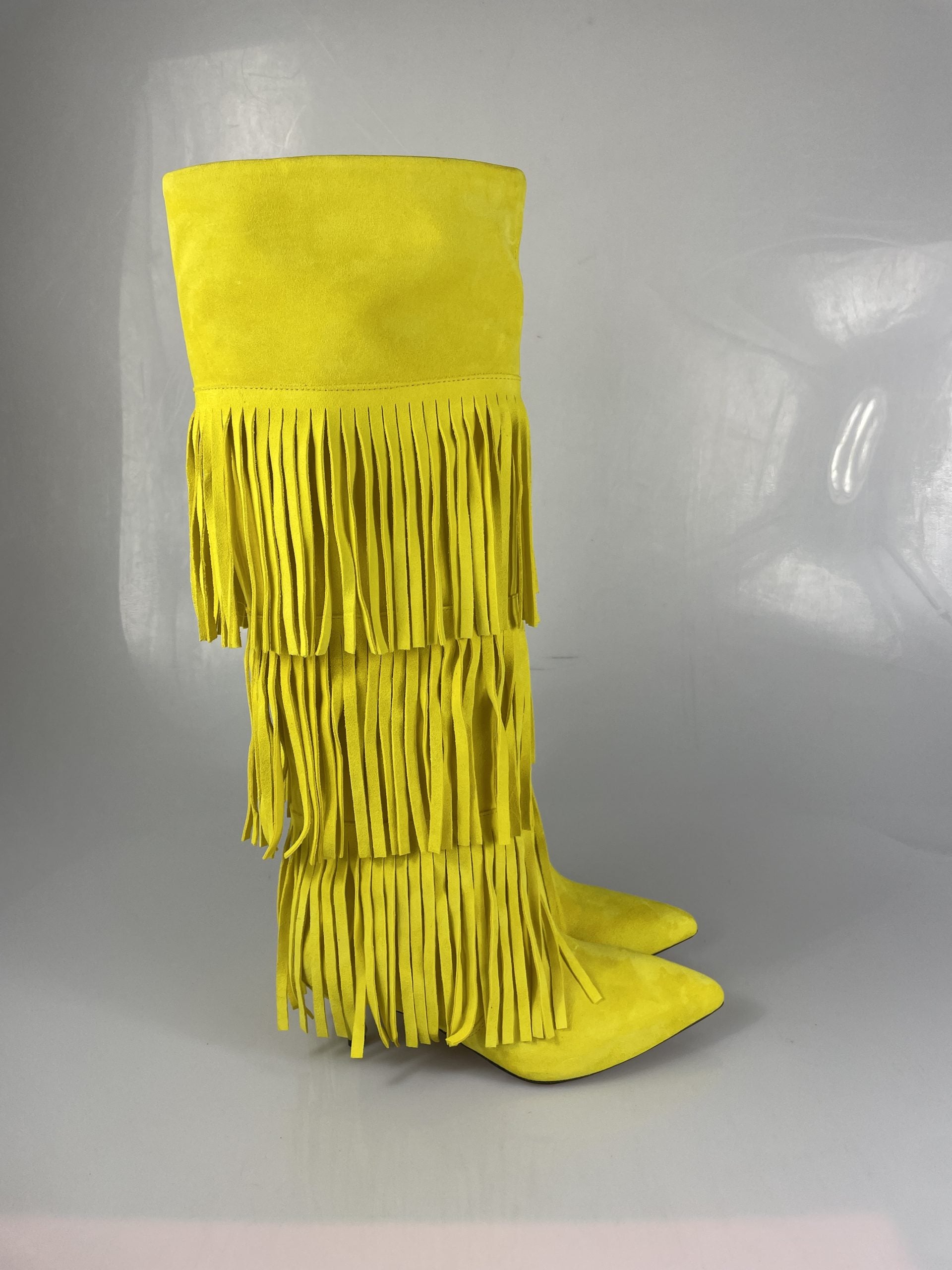 Flaminia yellow suede